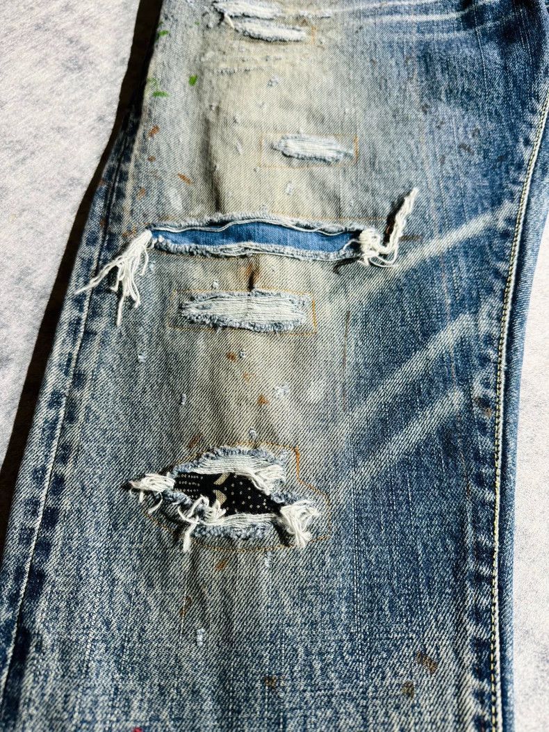 Visvim visvim Journeyman Tacked Crash Denim Pants-2506 Size US 31 - 4 Thumbnail