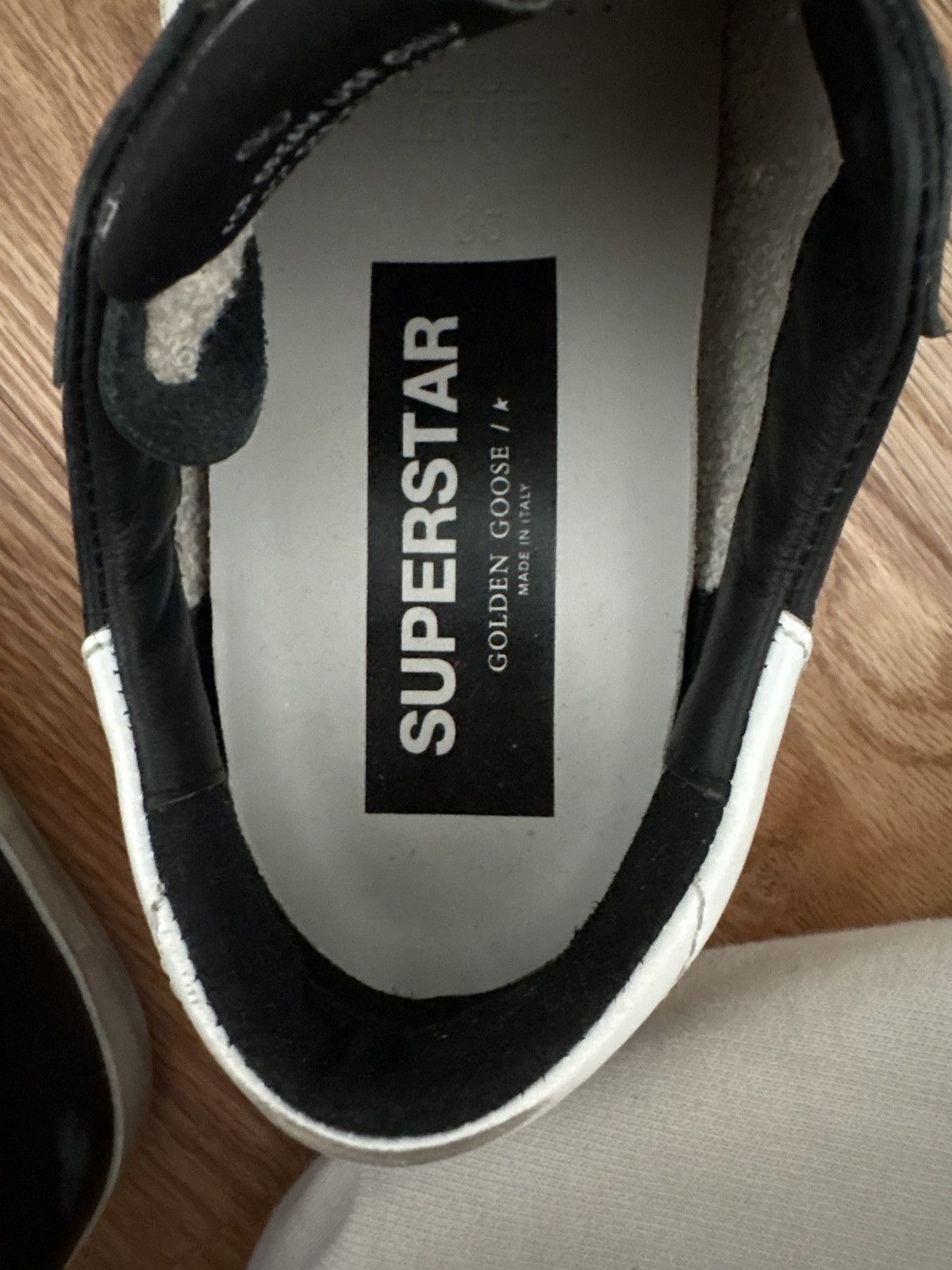 Golden Goose Golden goose black superstar sneakers Size US 5 / IT 35 - 3 Thumbnail