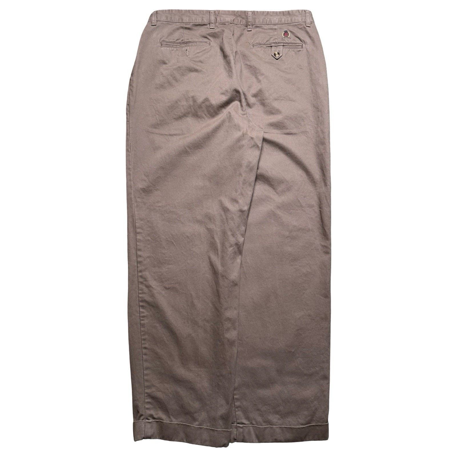Tommy Hilfiger Vintage Men’s Tommy Hilfiger Dress Pants 38X32 Brown Pleated Size US 38 / EU 54 - 7 Thumbnail