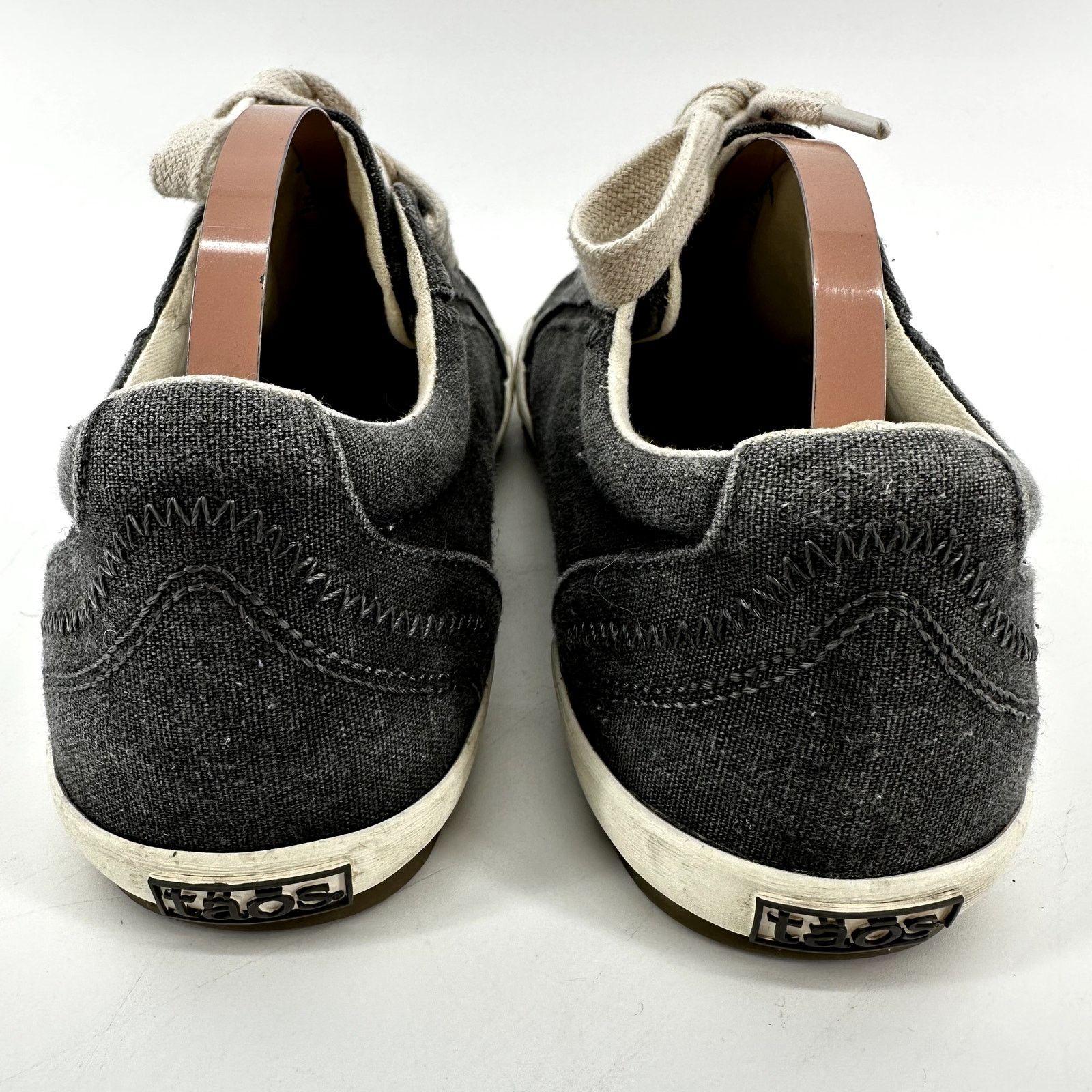 Taos Taos Star Sneakers Shoes Canvas Lace Up Low Top Charcoal 7.5 Size US 7.5 / IT 37.5 - 5 Thumbnail