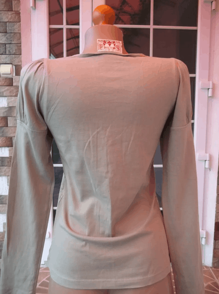 Mustang Cotton longsleeve brand Mustang sz S Pale Olive Color Size S / US 4 / IT 40 - 3 Thumbnail