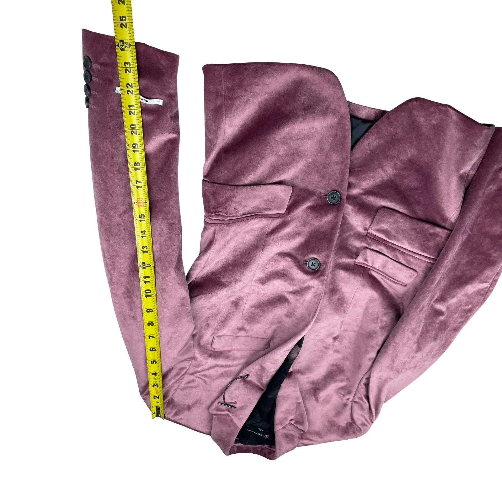 I.N.C NEW INC International Concepts Men's Velvet Slim Tuxedo Suit Size 34R - 12 Thumbnail