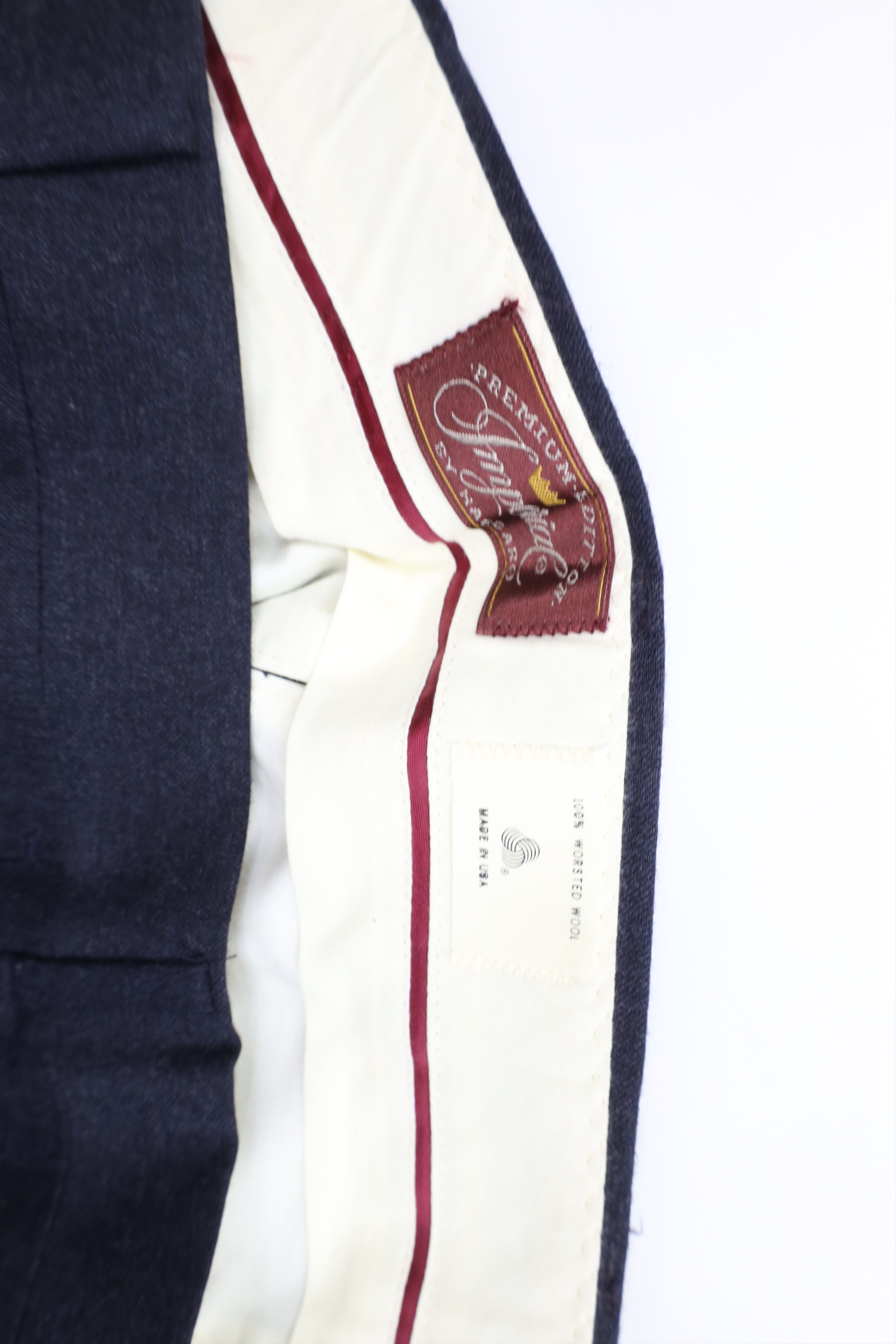 Vintage Vintage 70s Streetwear Flared Wide Leg Chino Pants Blue USA Size US 36 / EU 52 - 7 Thumbnail
