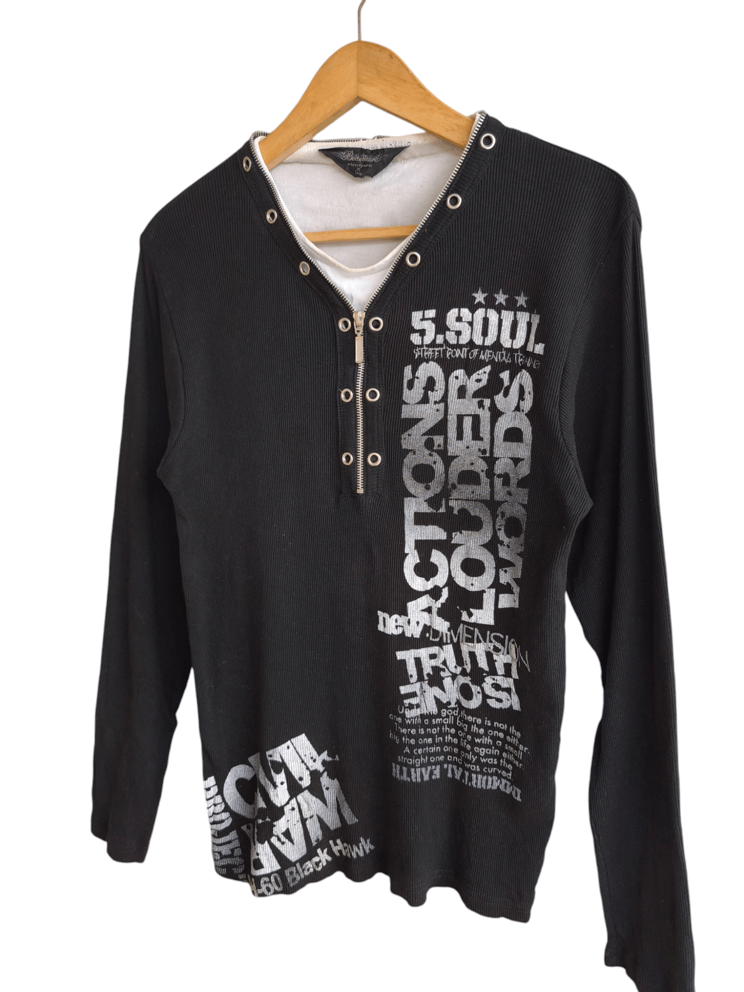 If Six Was Nine Beaumere eyelet poem Longsleeve Size US M / EU 48-50 / 2 - 2 Thumbnail