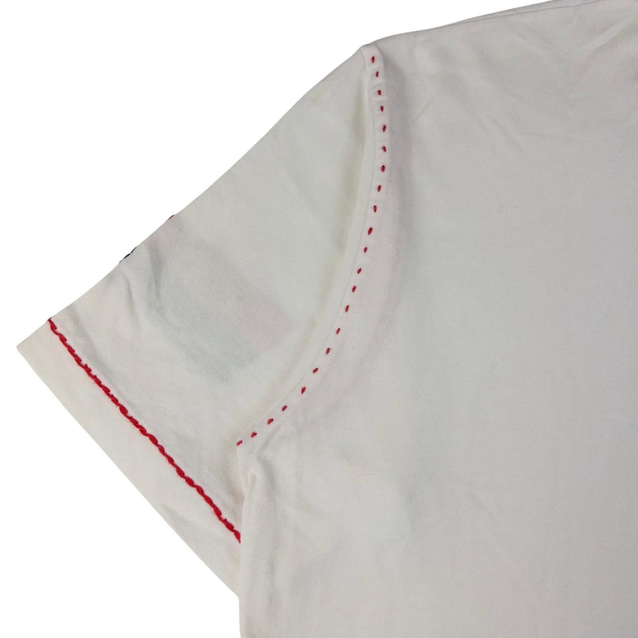 Issey Miyake Vintage Issey Miyake Hand Embroidered T Shirt Size M Size US M / EU 48-50 / 2 - 6 Thumbnail
