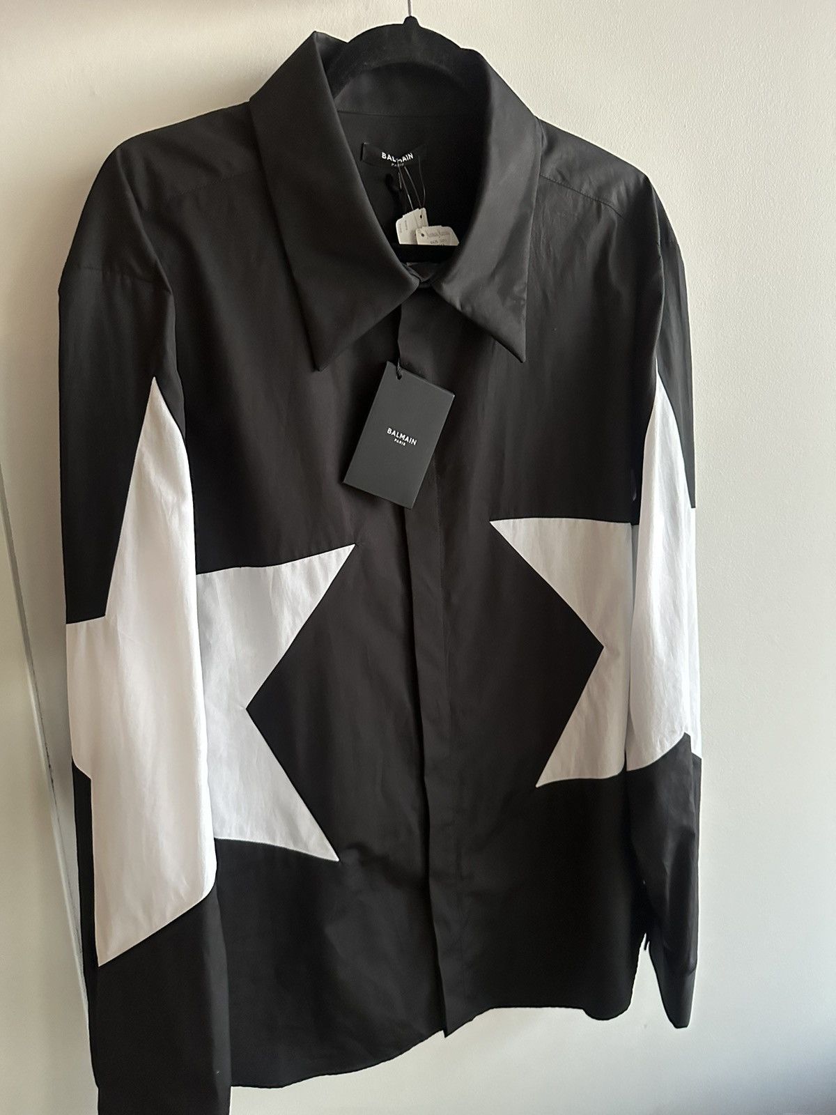 Balmain Rare Runway Brand New Balmain Paris Star ⭐️ Celebrity Shirt Size US XL / EU 56 / 4 - 11 Thumbnail
