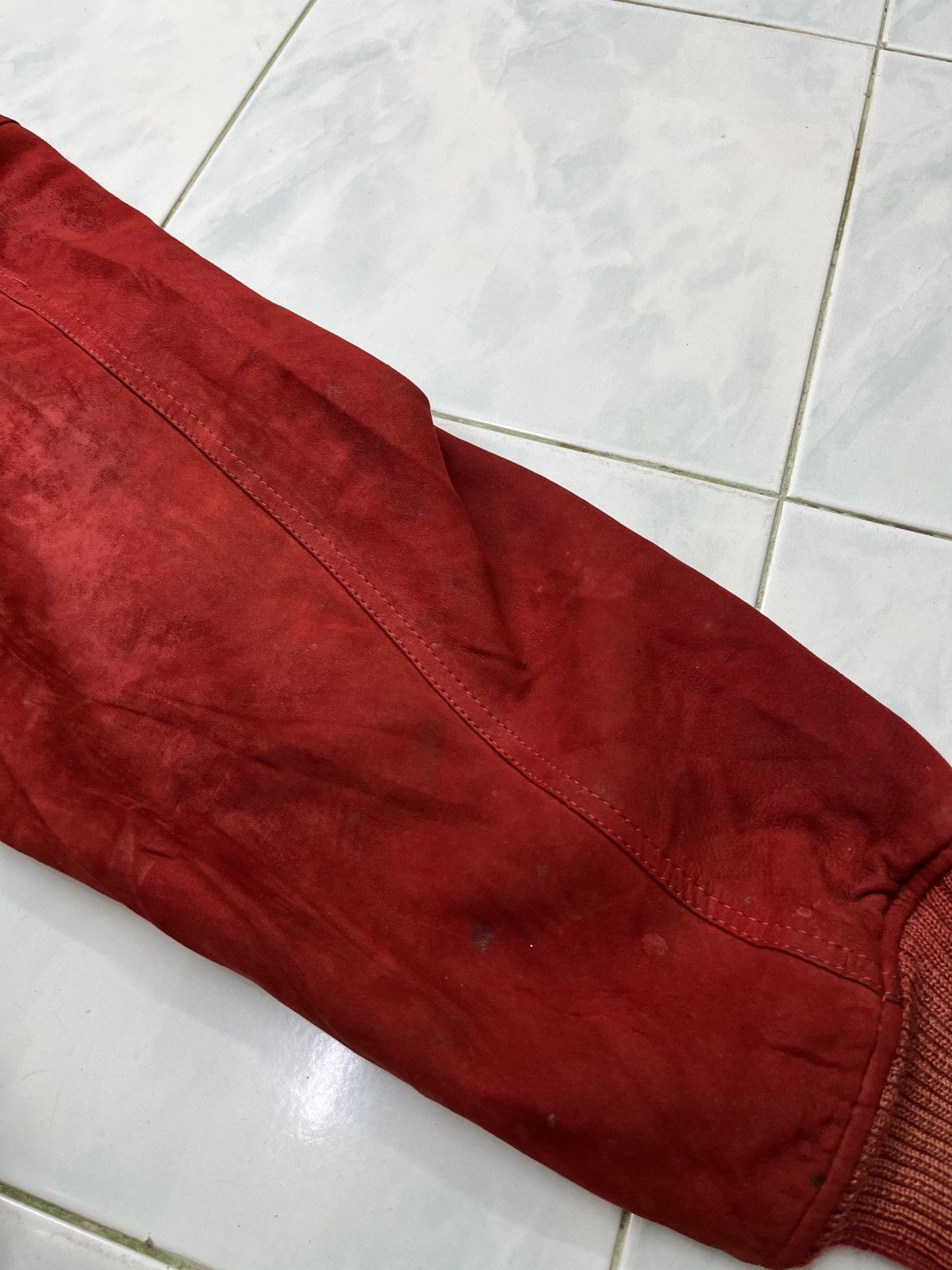 Genuine Leather 🔥🔥🔥STEALS VTG BIGI LEATHER BOMBER JACKET Size US M / EU 48-50 / 2 - 19 Thumbnail
