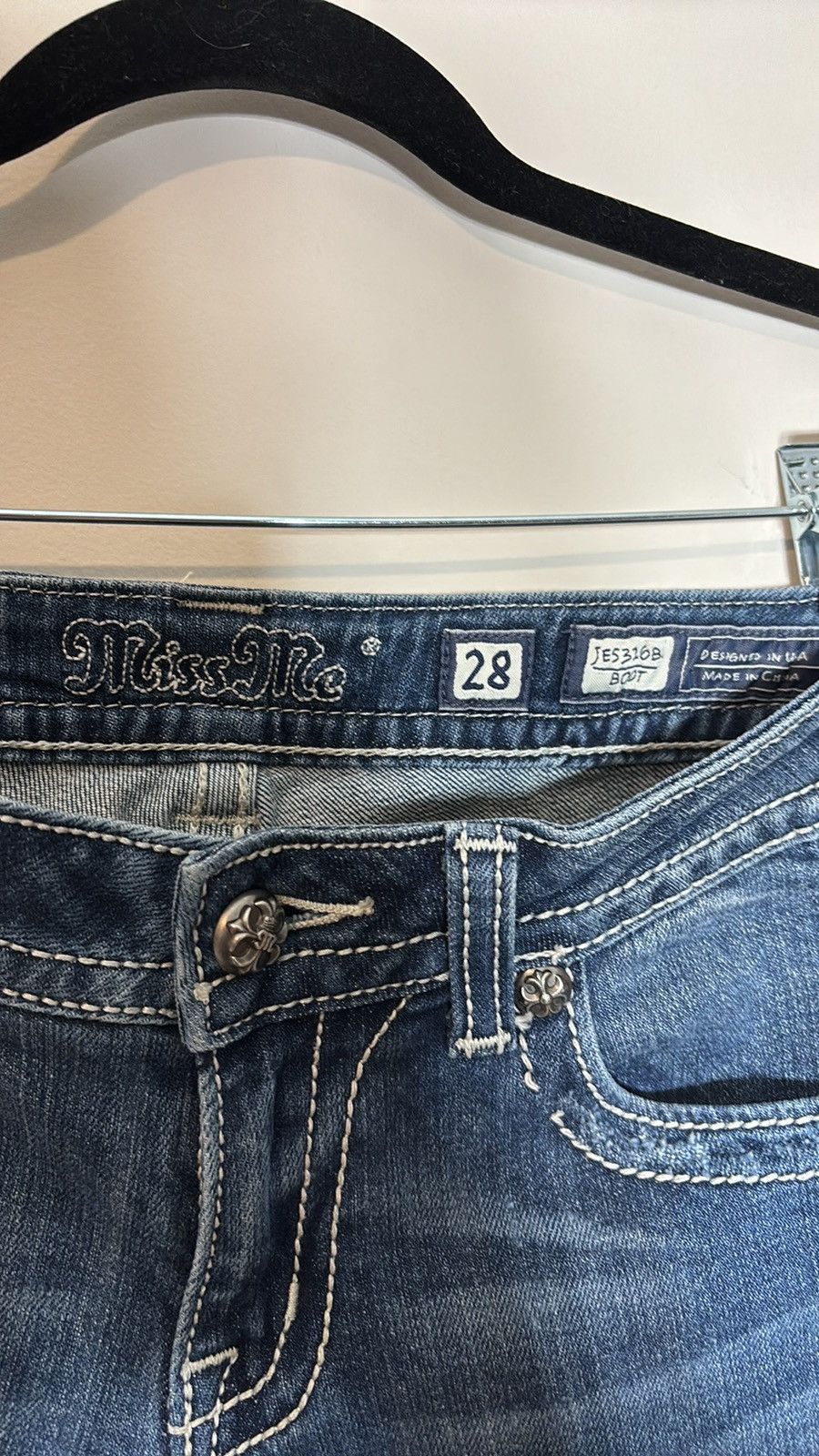 Miss Me Miss Me Bootcut Flare Jeans Size 29" - 3 Thumbnail