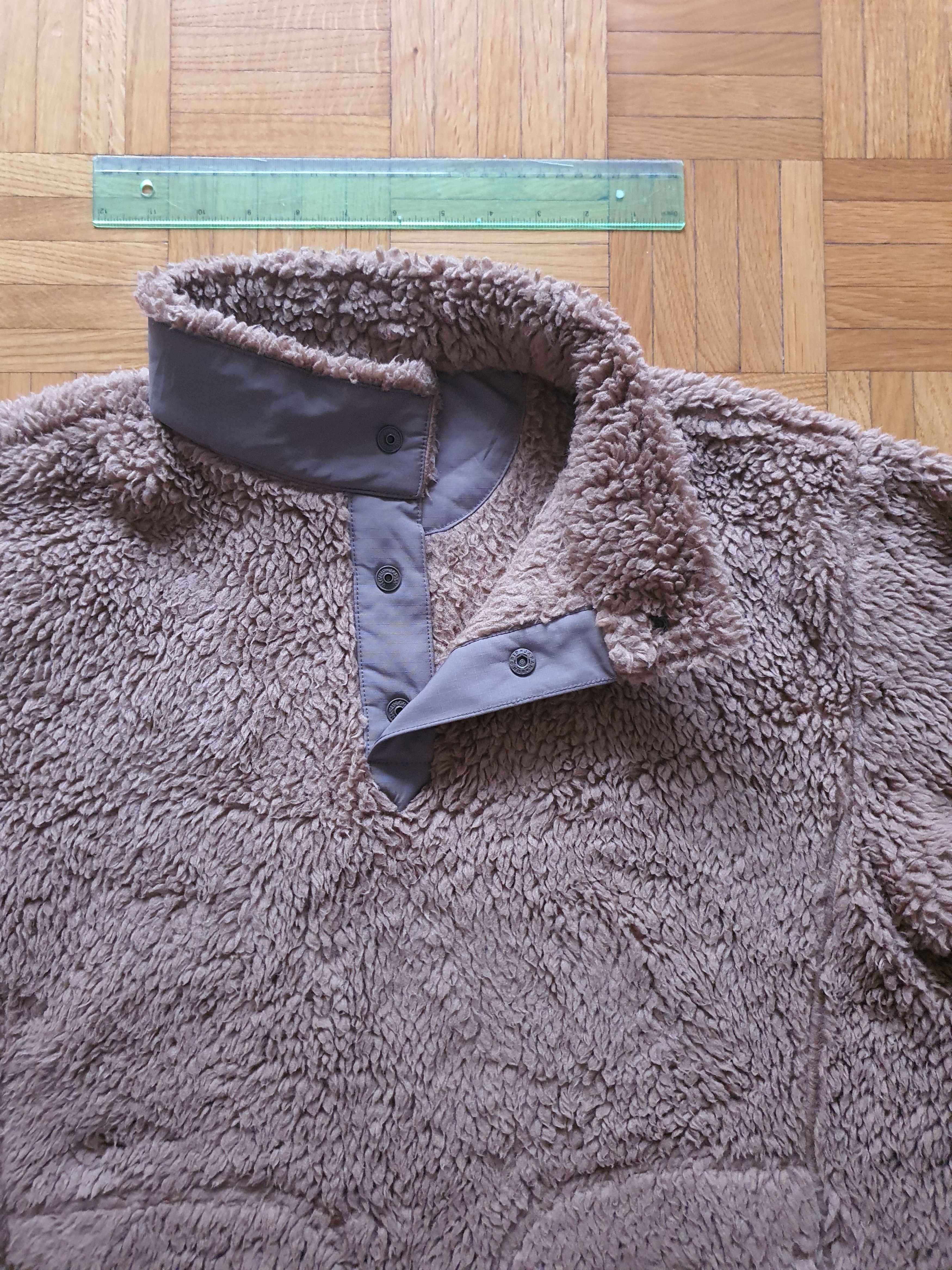 Uniqlo × White Mountaineering Fleece Oversized Long-Sleeve Pullover (Quarter Button 2021) Size US M / EU 48-50 / 2 - 4 Thumbnail