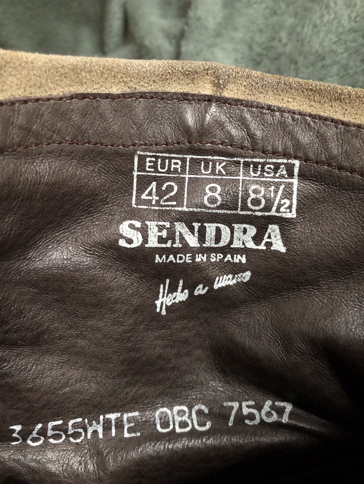 Sendra Sendra Suede Boots Beige Biker Western Ankle Boots US 8.5 Size US 8.5 / EU 41-42 - 13 Thumbnail