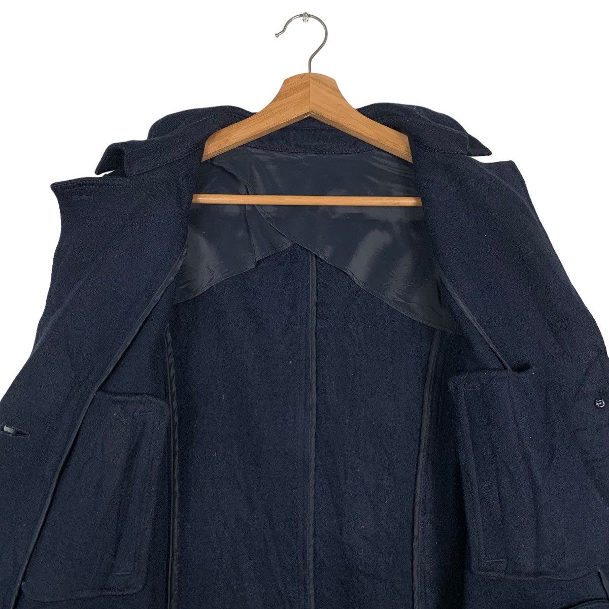 Lacoste LACOSTE Wool Overcoat Jacket #0012-C1 Size US S / EU 44-46 / 1 - 13 Thumbnail