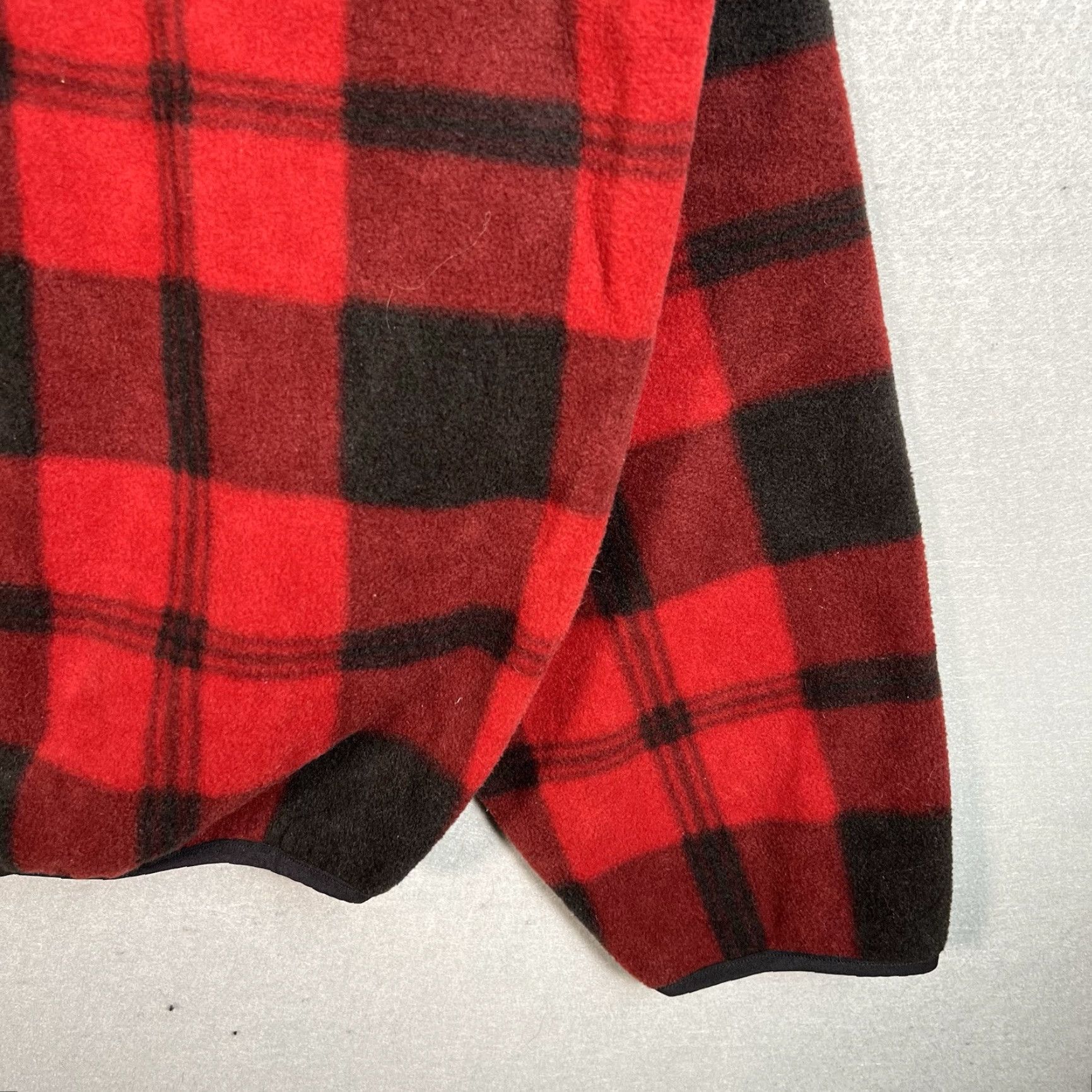 Nautica VTG Nautica Plaid Check Pullover Jacket 2XL Men Red 1/4 Zip Fleece Jacket USA Made Vintage New with Tags Size US XXL / EU 58 / 5 - 6 Thumbnail