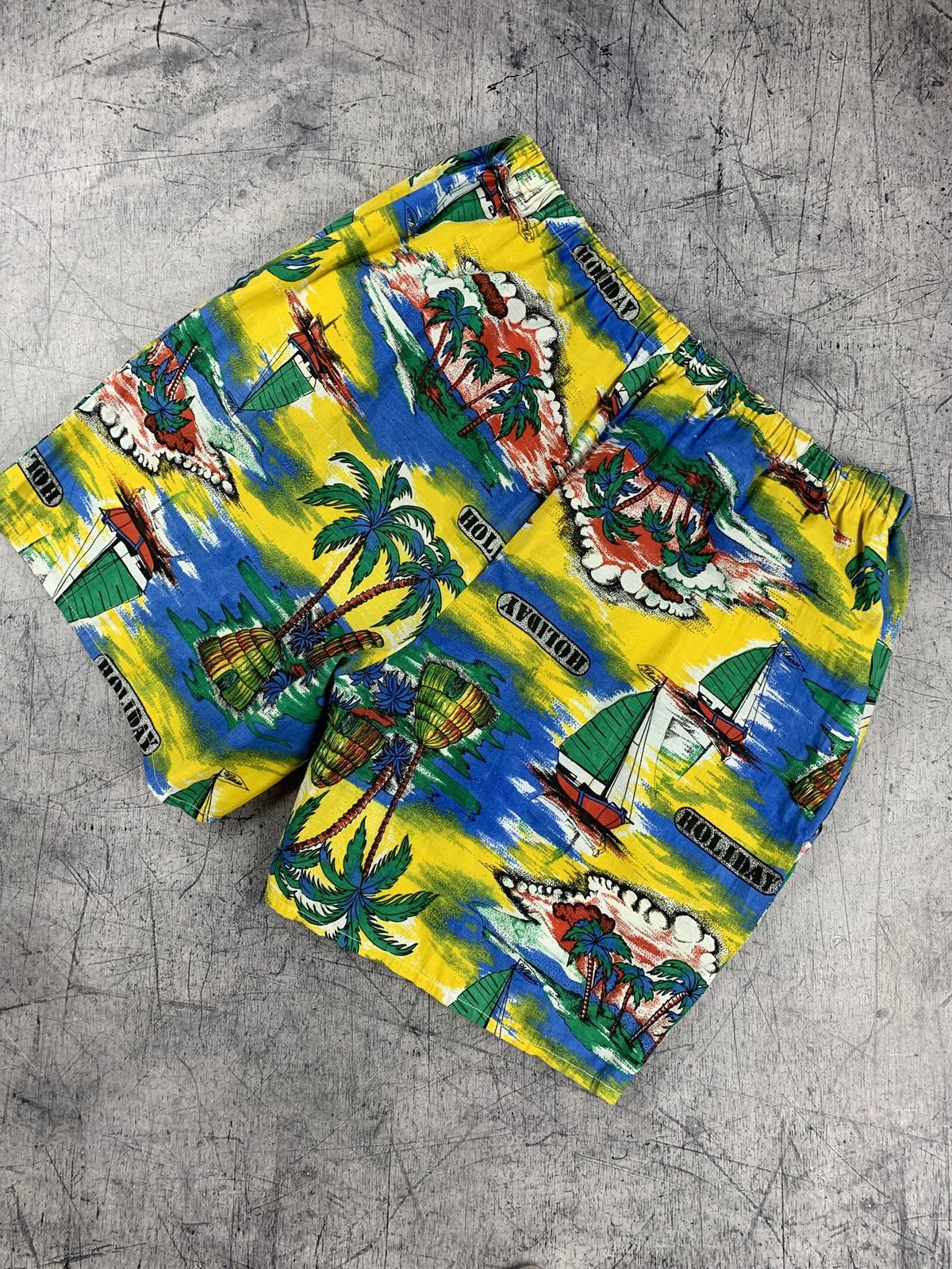 Vintage Vintage Hawaiian Surf Shorts Baggy 90’s Size US 36 / EU 52 - 5 Thumbnail