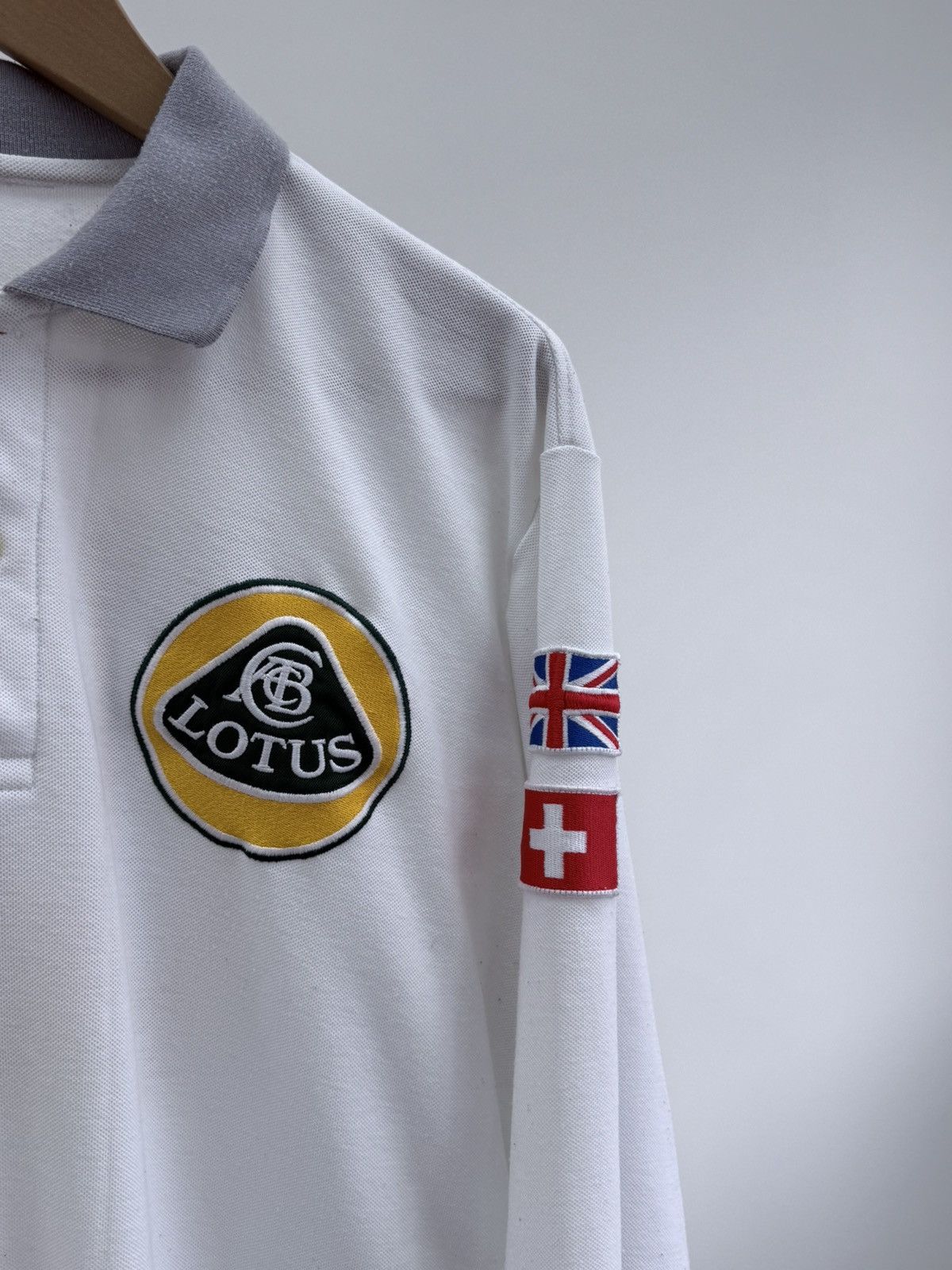 Formula 1 Vintage Lotus Cars Racing Rugby Sweatshirt Size US L / EU 52-54 / 3 - 3 Thumbnail