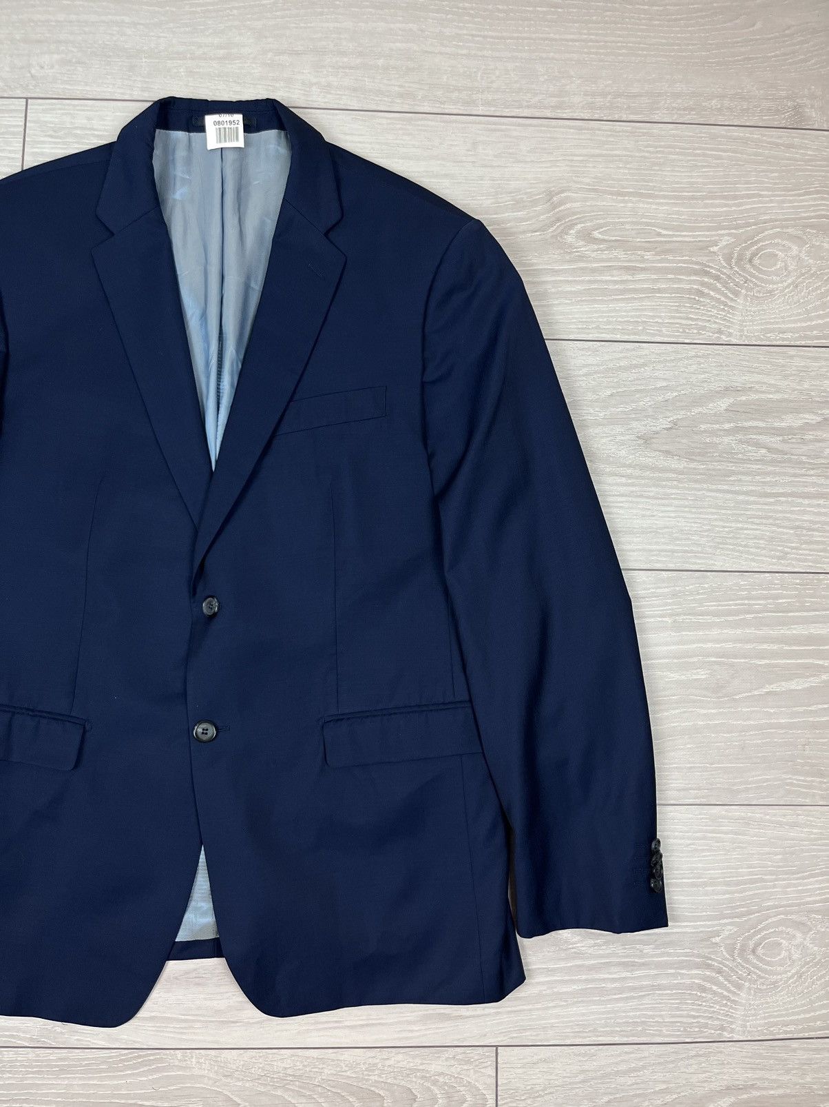 Ermenegildo Zegna Ermenegildo Zegna Vintage Blue Lana Silk Blazer 58 Size Size 50R - 2 Thumbnail