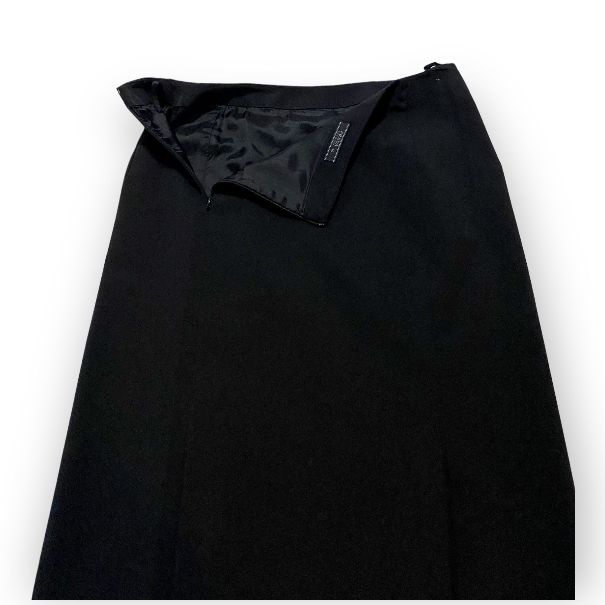 Prada Prada Archival 90s Tech Stretch Pencil Skirt IT46 Size 32" / US 10 / IT 46 - 10 Thumbnail