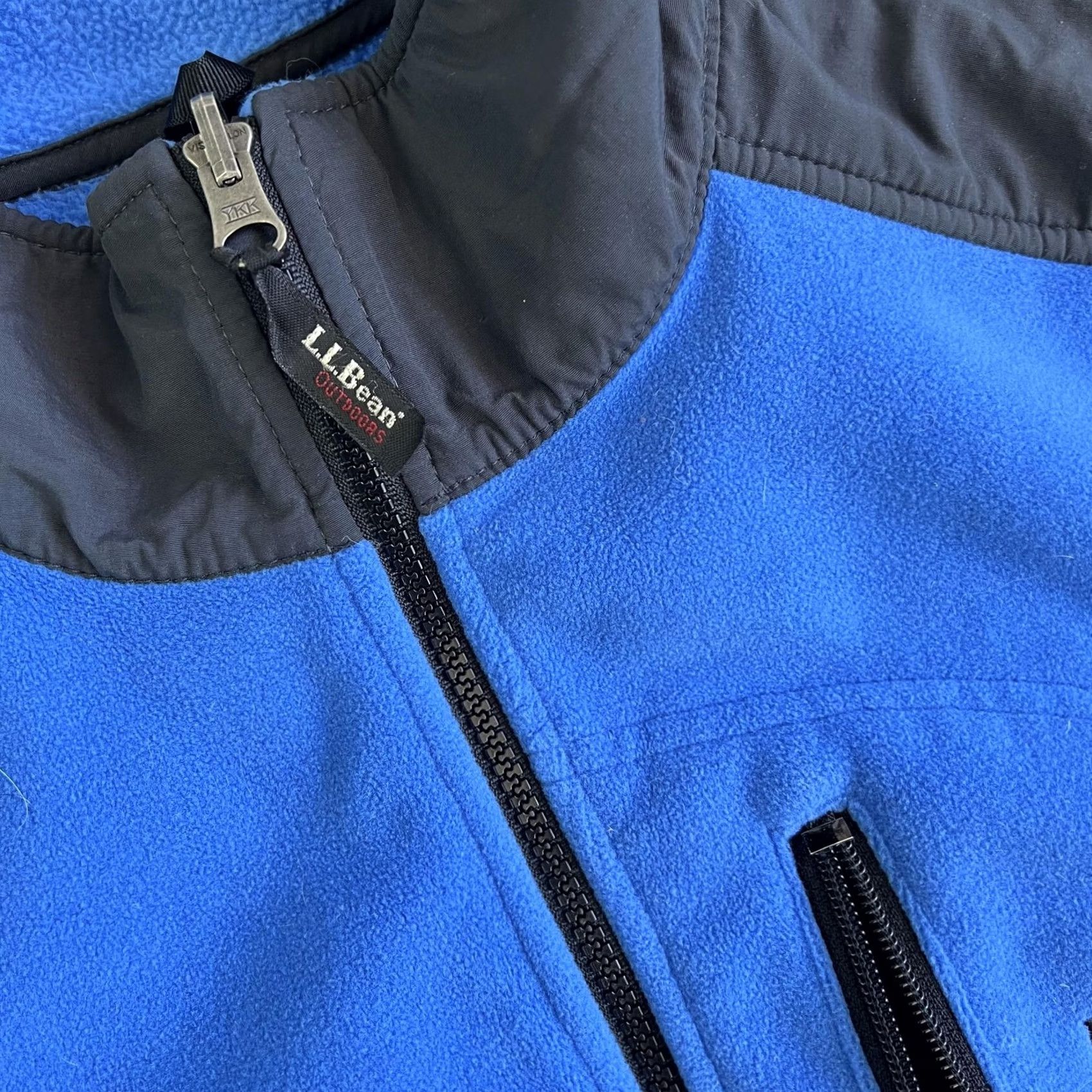 Vintage VINTAGE LL Bean Jacket Mens Large Blue Fleece All Conditions Full Zip Hiking Size US L / EU 52-54 / 3 - 4 Thumbnail