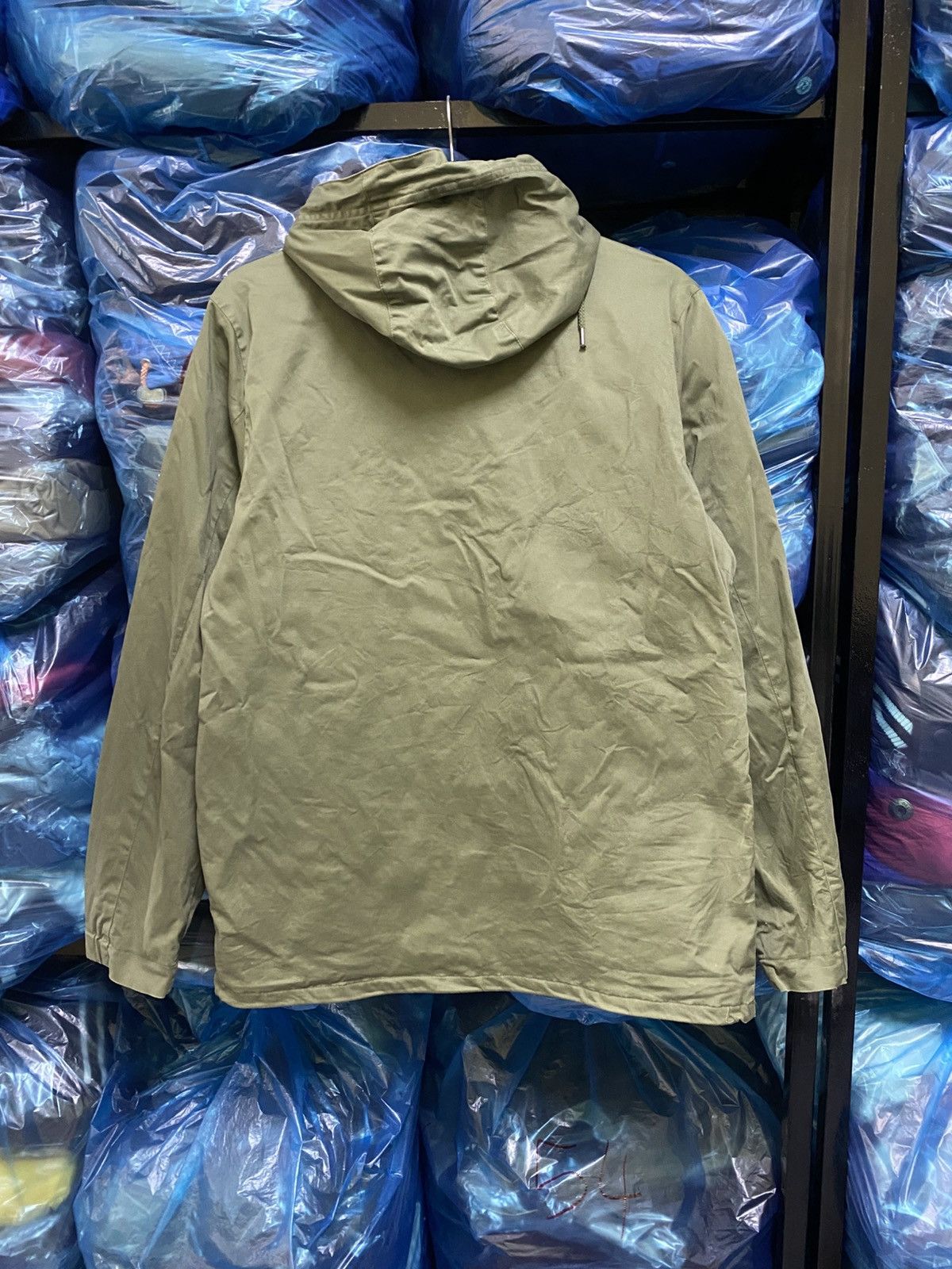 Japanese Brand Rövtski Olive Green Hooded Parka - Minimalist Japanese Size US M / EU 48-50 / 2 - 7 Thumbnail