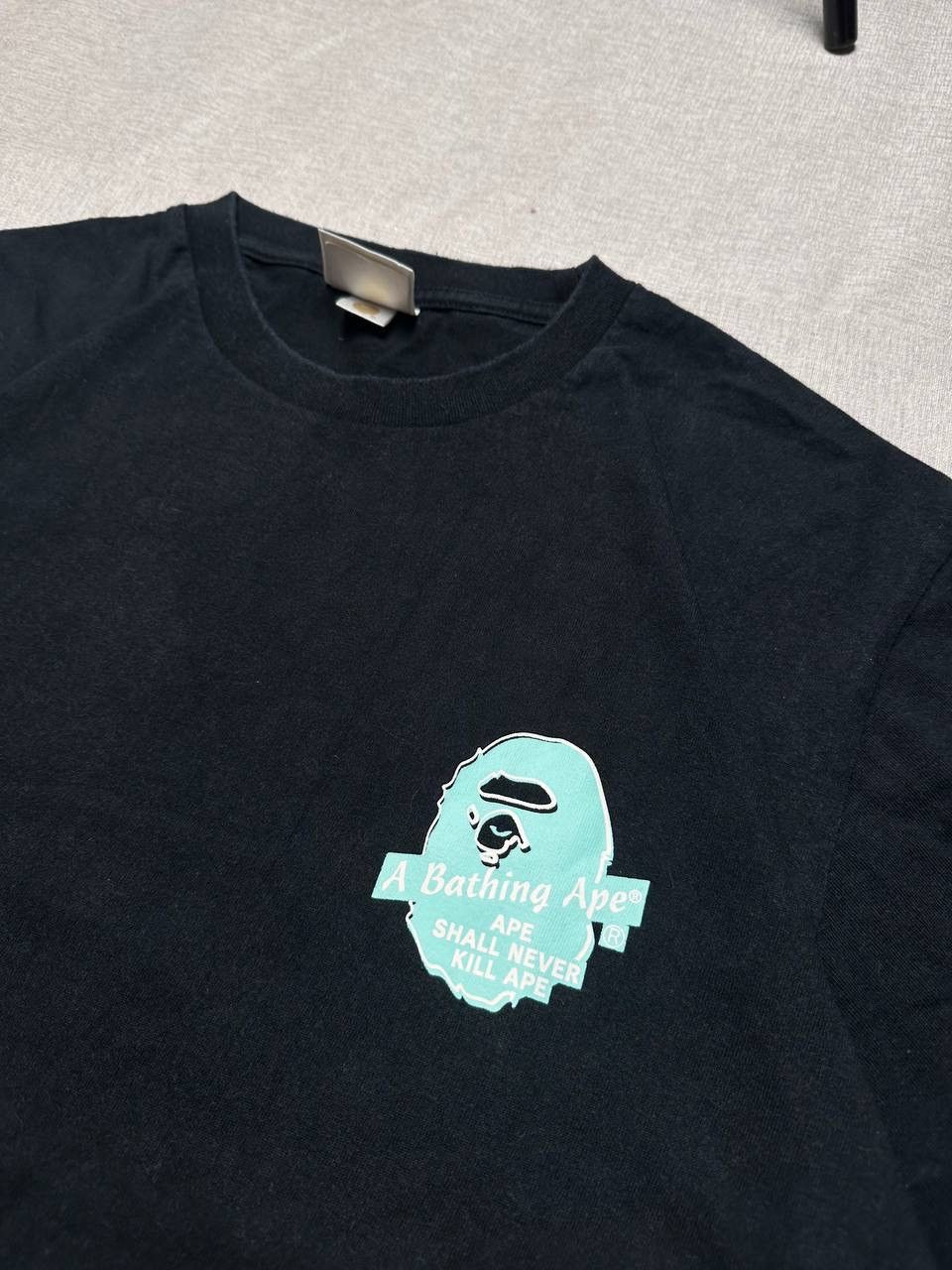 Bape BAPE Ape Shall Never Kill Ape Ape Head Tee Black Size US L / EU 52-54 / 3 - 6 Thumbnail