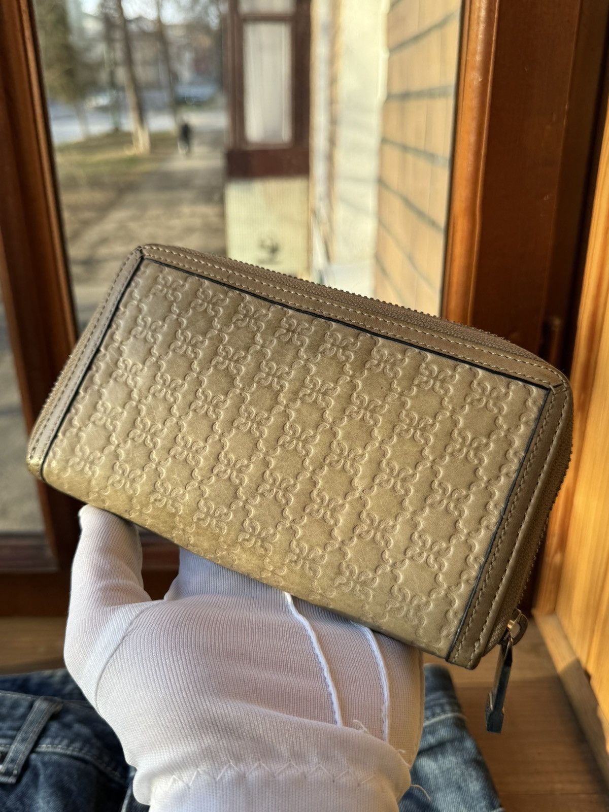 Leather × Vintage Coccinelle wallet 100% leather long Size ONE SIZE - 2 Thumbnail