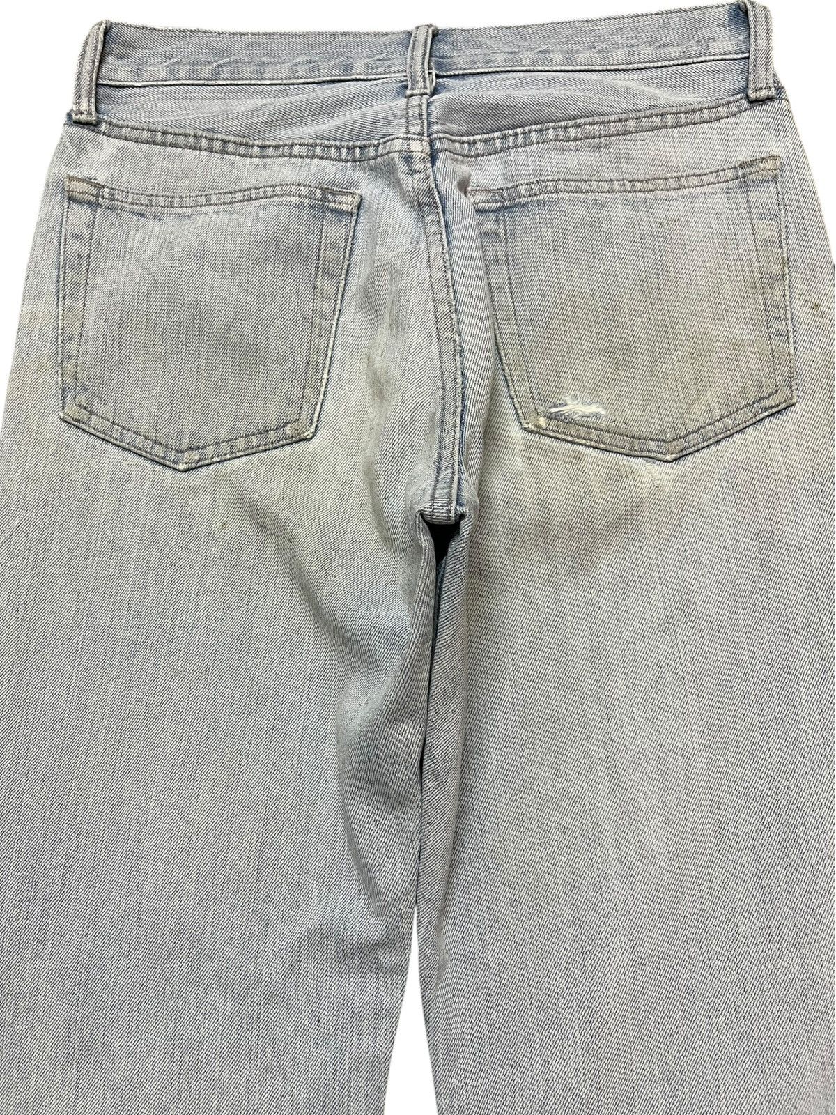 Uniqlo Vintage Uniqlo Flare Faded Distressed Denim Size US 29 - 6 Thumbnail
