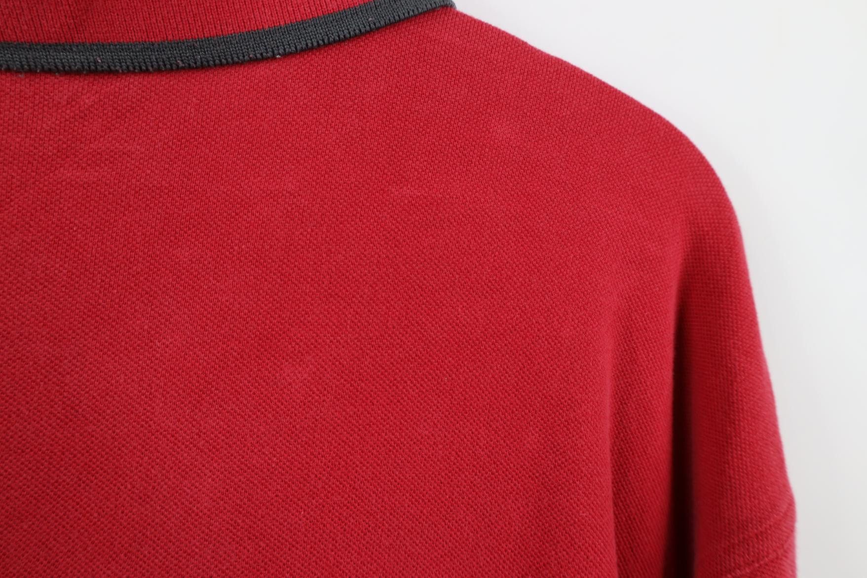 Adidas Vintage 90s Adidas Baggy Fit Collared Golf Polo Shirt Red Size US XL / EU 56 / 4 - 11 Thumbnail
