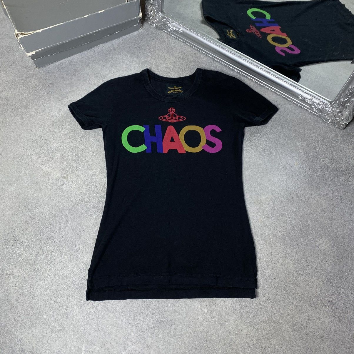 Vivienne Westwood T-Shirt Chaos Big Logo Multicoloured