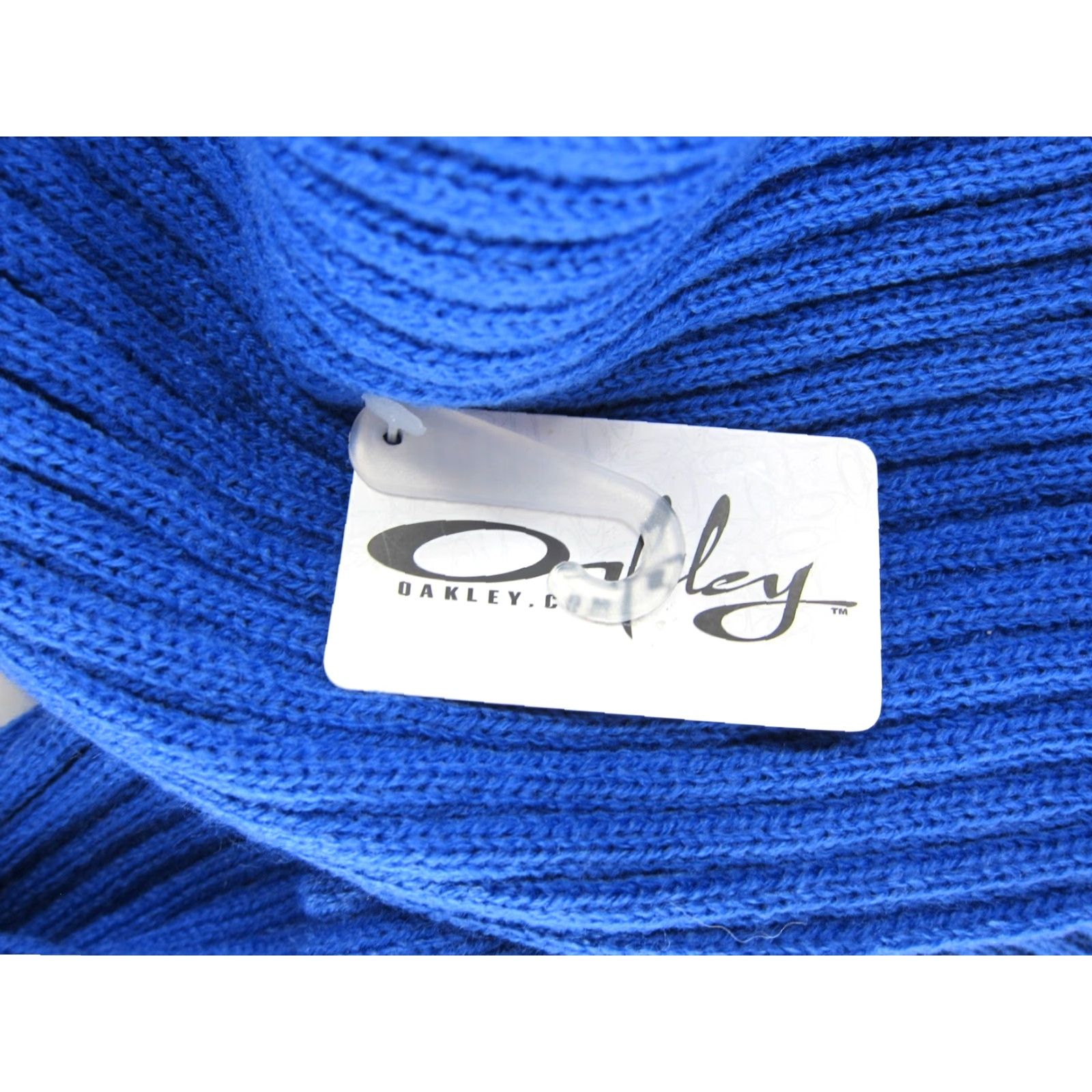 Oakley VINTAGE Oakley Periwinkle Blue Knit Soft Warm Cozy Rectangle Scarf Size ONE SIZE - 3 Thumbnail