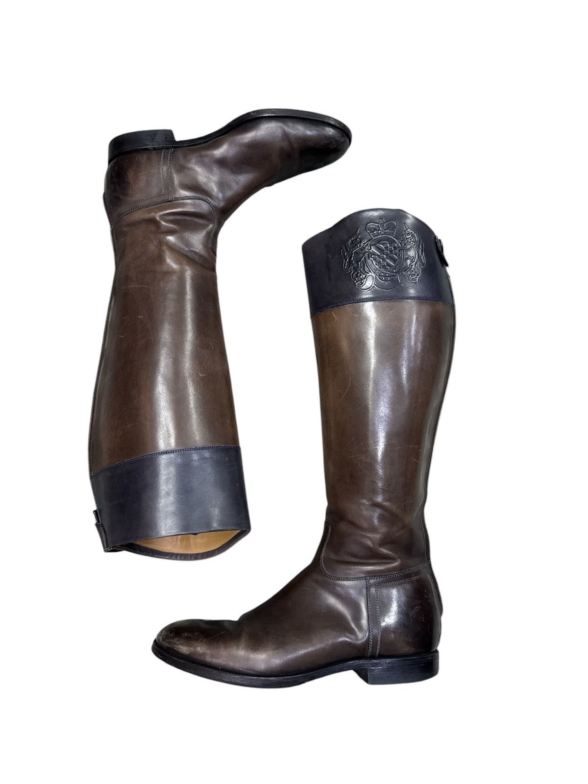 Alberto Fasciani ALBERTO FASCIANI LINING LEATHER HIGH BOOTS Size US 6 / EU 39 - 4 Thumbnail