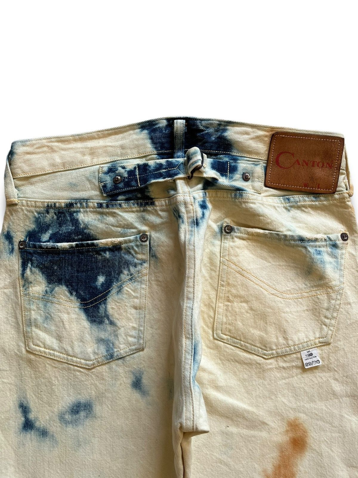 Japanese Brand Vintage Japanese Canton Overalls Buckle Back Selvedge Jeans Size US 30 / EU 46 - 9 Thumbnail