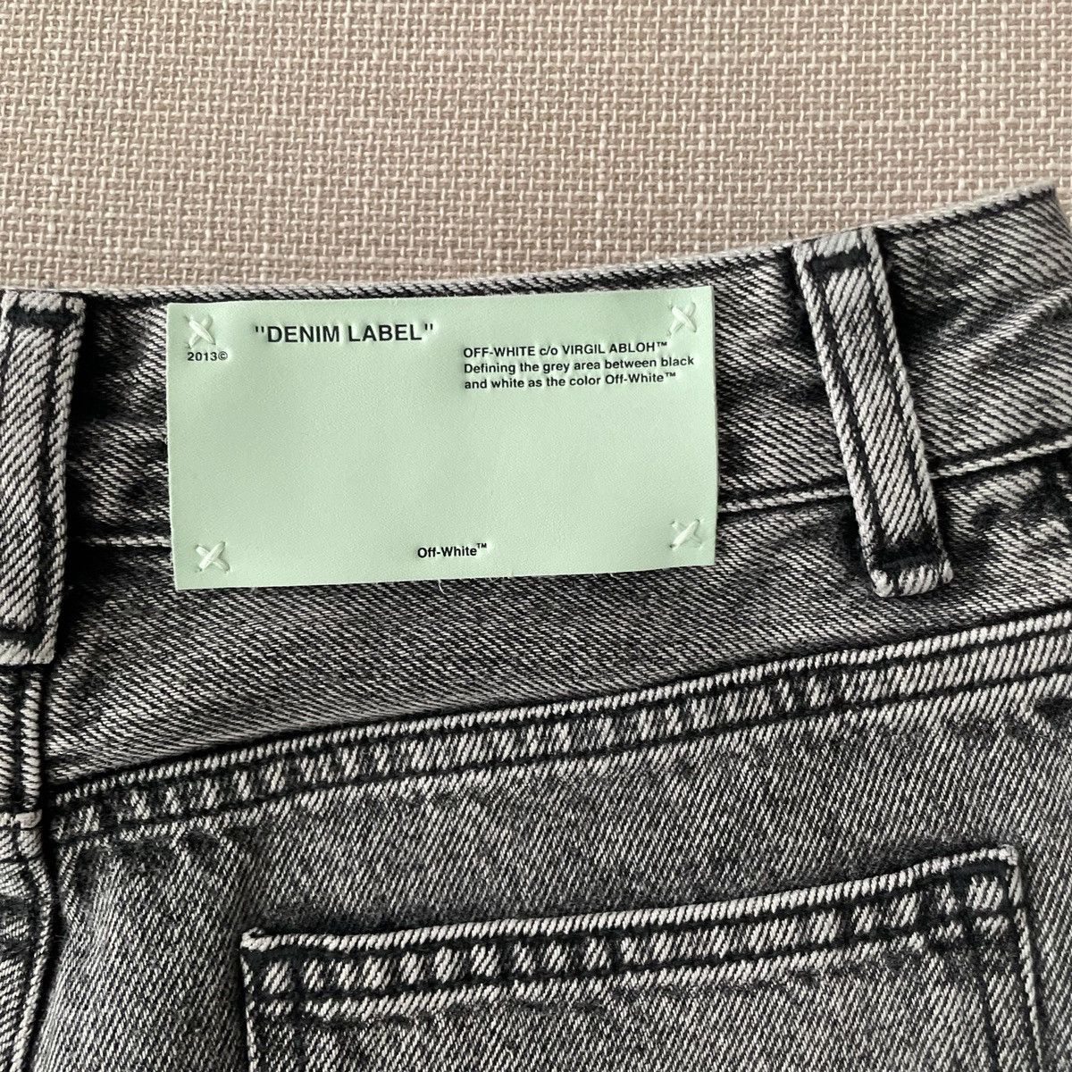 Off-White OFF-WHITE C/O VIRGIL ABLOH VINTAGE JEANS 2013 Size 27" / US 4 / IT 40 - 5 Thumbnail