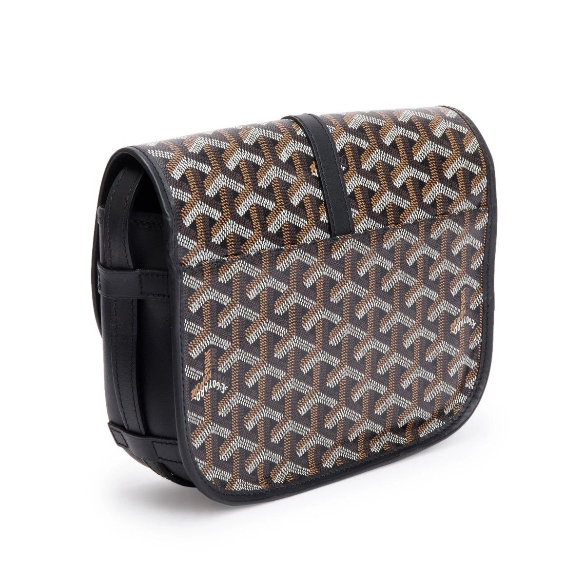 Goyard GOYARD 2021 Black Leather & Monogram Canvas Belvedere II PM Size ONE SIZE - 6 Thumbnail