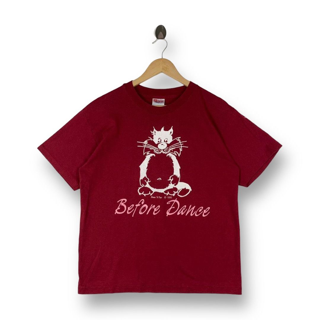 Hanes Vintage 1995 Dance 'N Tees "Before Dance After Dance" Tee Size US M / EU 48-50 / 2 - 1 Thumbnail