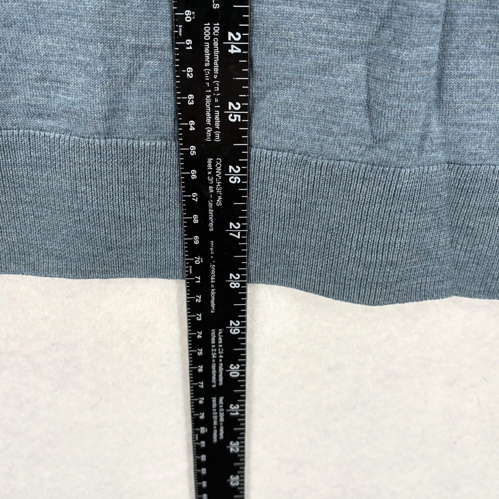 Brooks Brothers Brooks Brothers Sweater Mens Large Blue Brookstech Merino Wool V-Neck Pullover Size US L / EU 52-54 / 3 - 7 Thumbnail