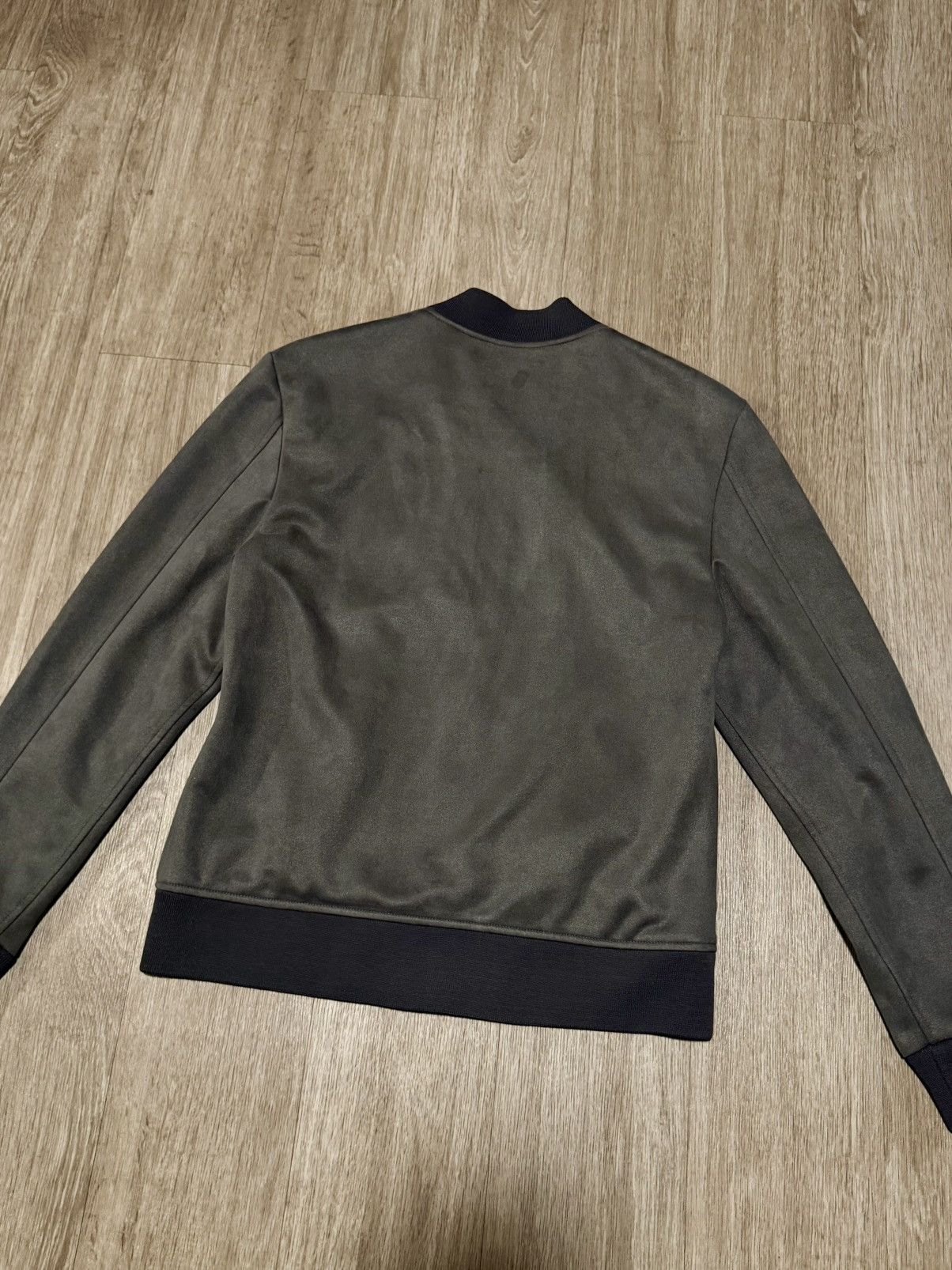 MONFRERE Grey Monfrere maverick faux-suede bomber jacket Size US S / EU 44-46 / 1 - 4 Thumbnail