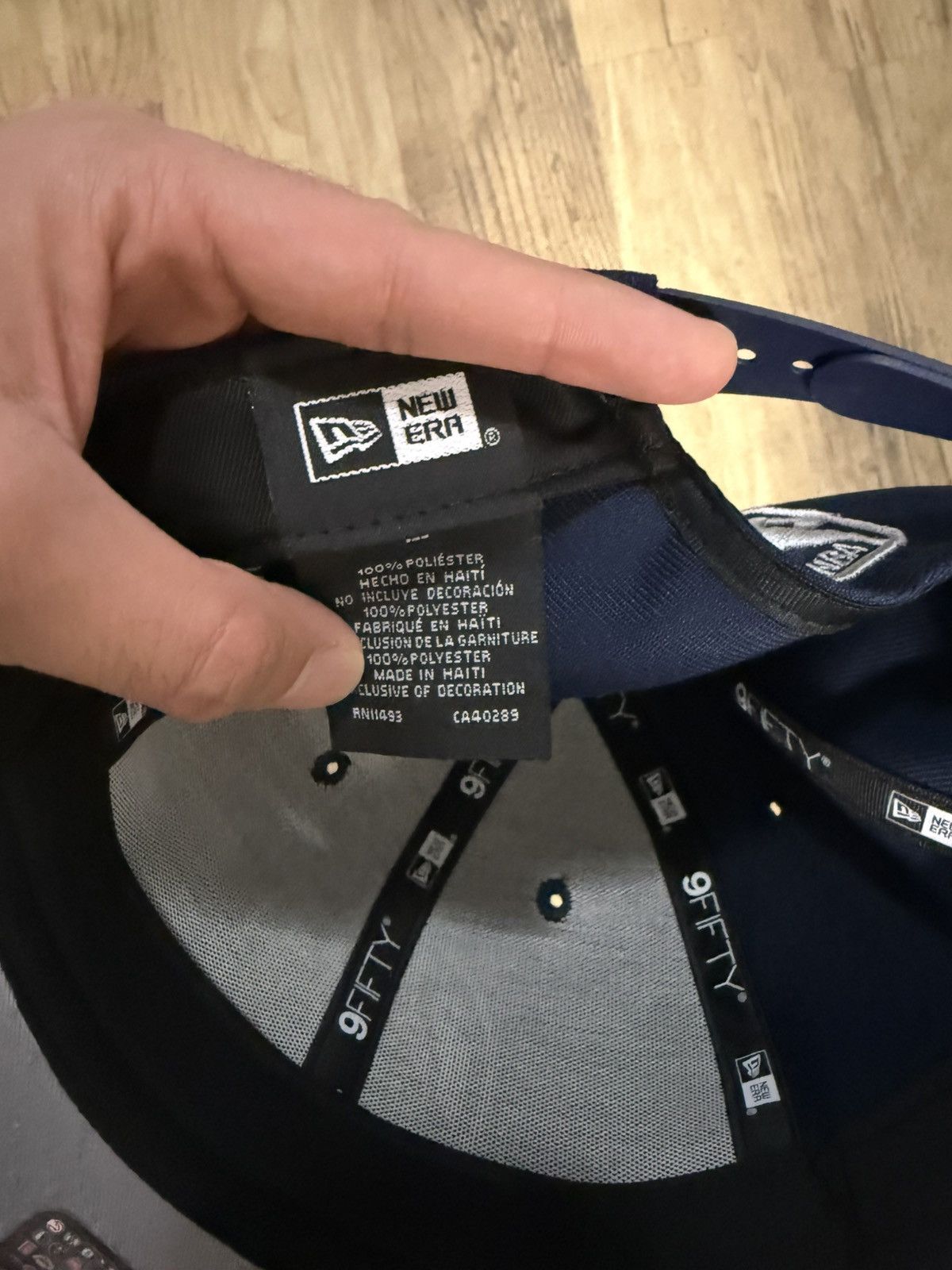 New Era New Era Navy Minnesota Timberwolves Snapback Hat Size ONE SIZE - 4 Thumbnail