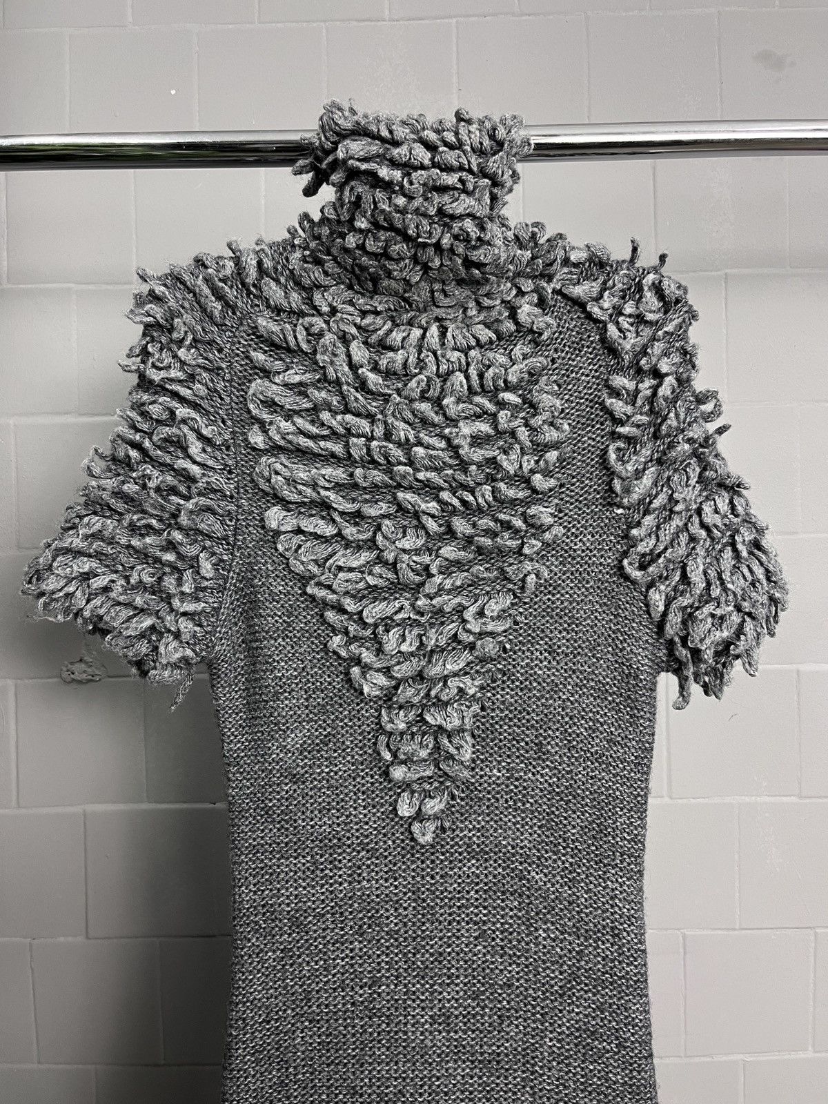 Babylon BABYLON MOHAIR WOOL KNITTED ABSTRACT AVANTGARDE DRESS - 1368 Size M / US 6-8 / IT 42-44 - 2 Thumbnail