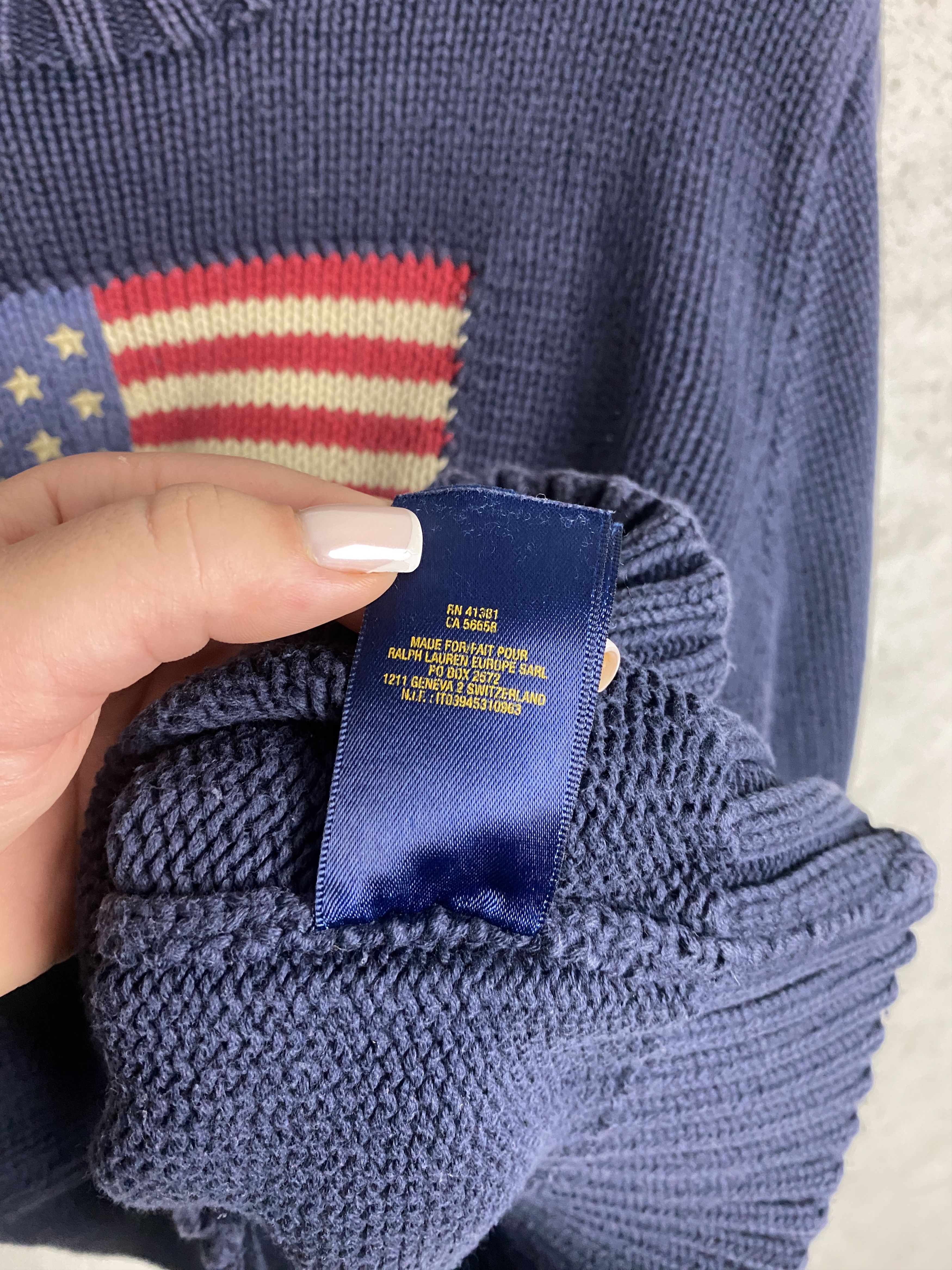Polo Ralph Lauren Polo Ralph Lauren US Flag sweater knitwear Size XS / US 0-2 / IT 36-38 - 5 Thumbnail