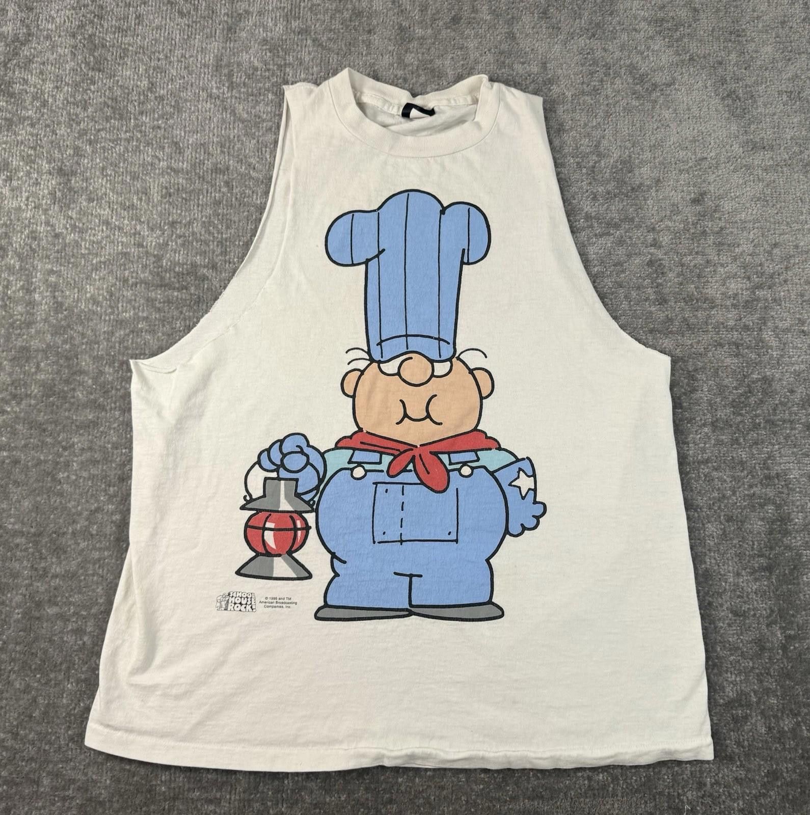 Changes Vintage 1995 School House Rock Conjunction Shirt Size XL Size US XL / EU 56 / 4 - 1 Thumbnail