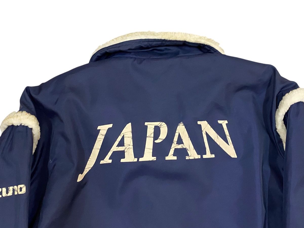 Mizuno Vtg Mizuno Japan Aviator Sherpa Jacket - Navy Blue Size US L / EU 52-54 / 3 - 12 Thumbnail