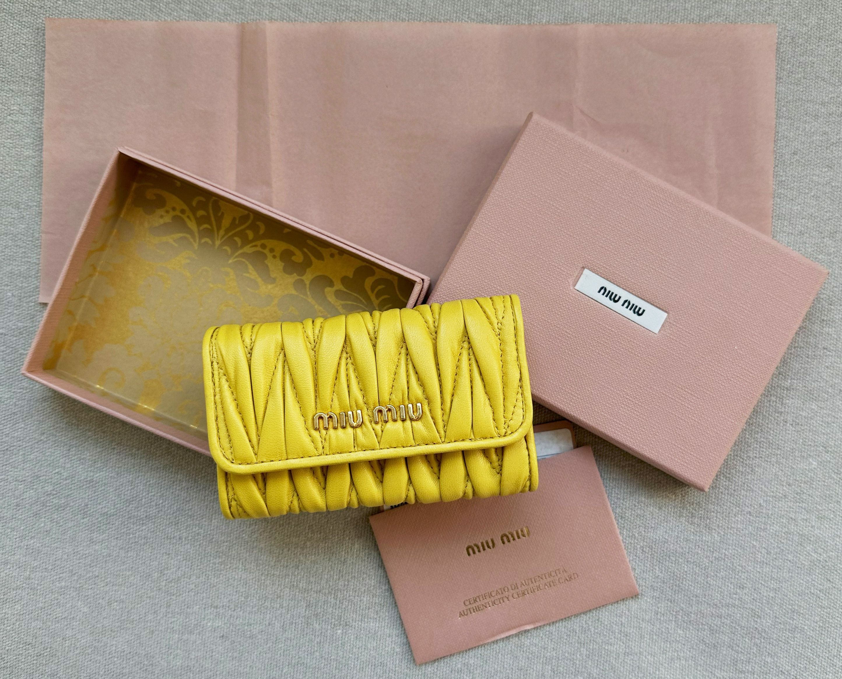 Miu Miu MIU MIU keychain Matelassé Size ONE SIZE - 1 Thumbnail
