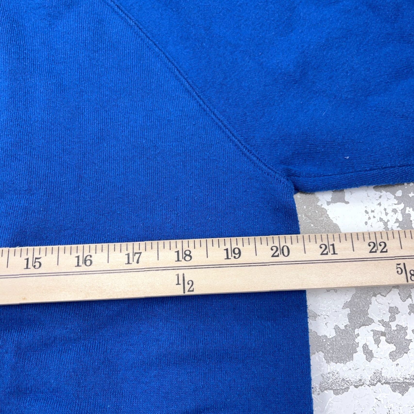 Jerzees VINTAGE Jerzees Sweatshirt Men XL Blue Crew Neck Pullover 50/50 USA 90s Y2K Heavyweight All Seasons Size US XL / EU 56 / 4 - 7 Thumbnail