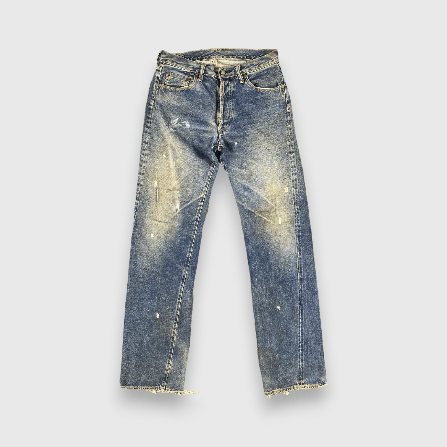Japanese Brand × Vintage Vintage Sewing Chop Redline Jeans-J2994 Size US 31 - 1 Thumbnail