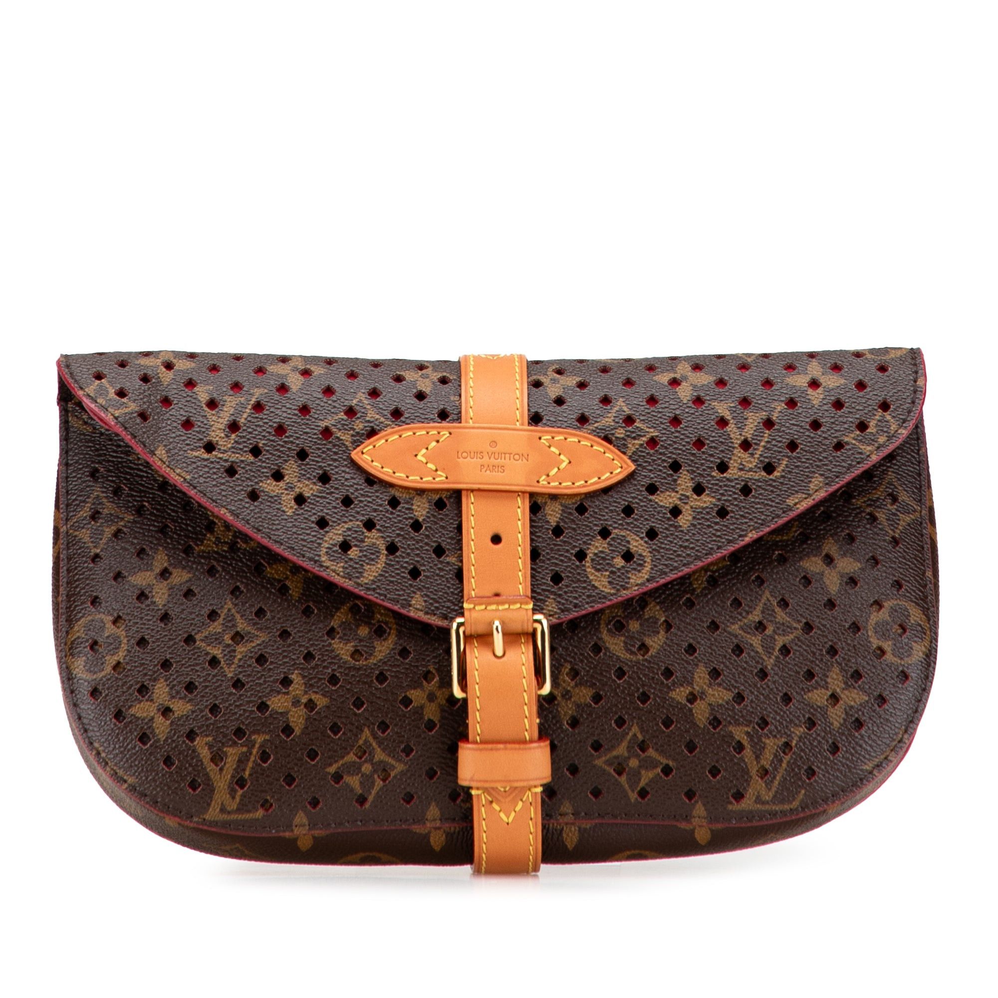 Monogram Flore Saumur Clutch
