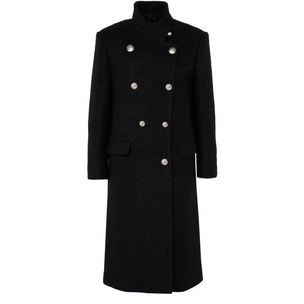 ISABEL MARANT Giusa Black Wool Coat New & Authentic (Women's