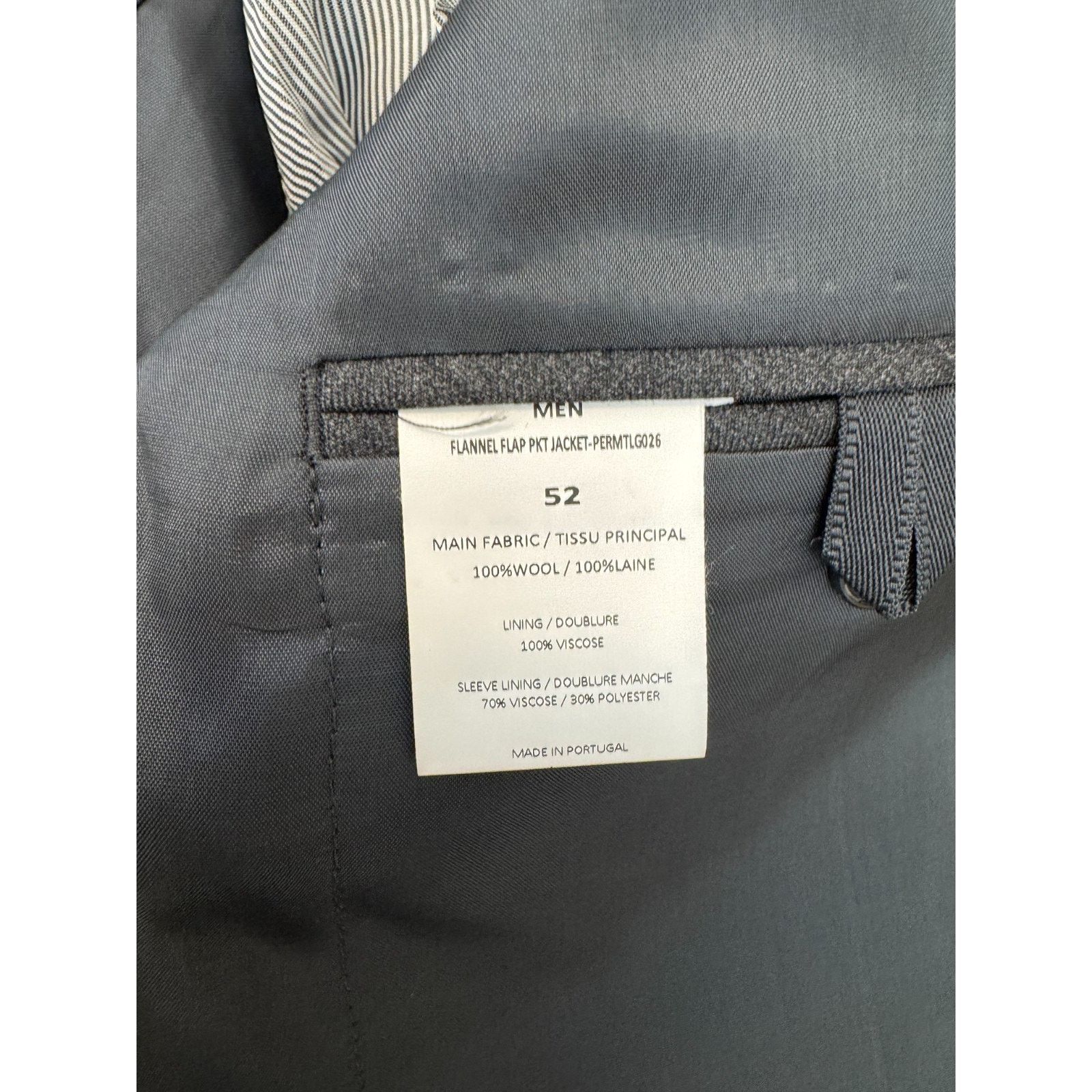 Officine Generale NWT Officine Generale Wool Blazer Jacket in Charcoal Size 52 Size 42S - 12 Thumbnail