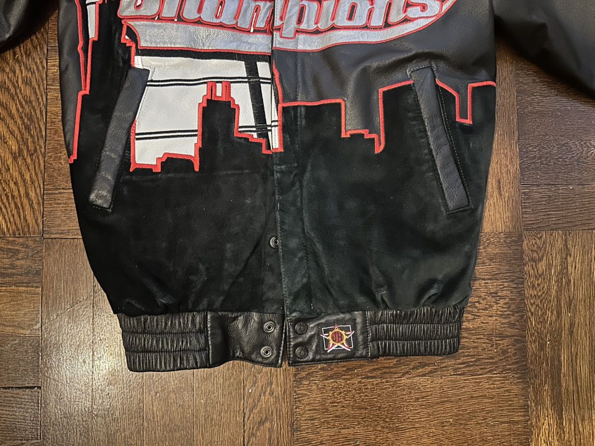 Jeff Hamilton LASTDROP Vtg Jeff Hamilton Chicago Blackhawks Leather Jacket Size US S / EU 44-46 / 1 - 6 Thumbnail