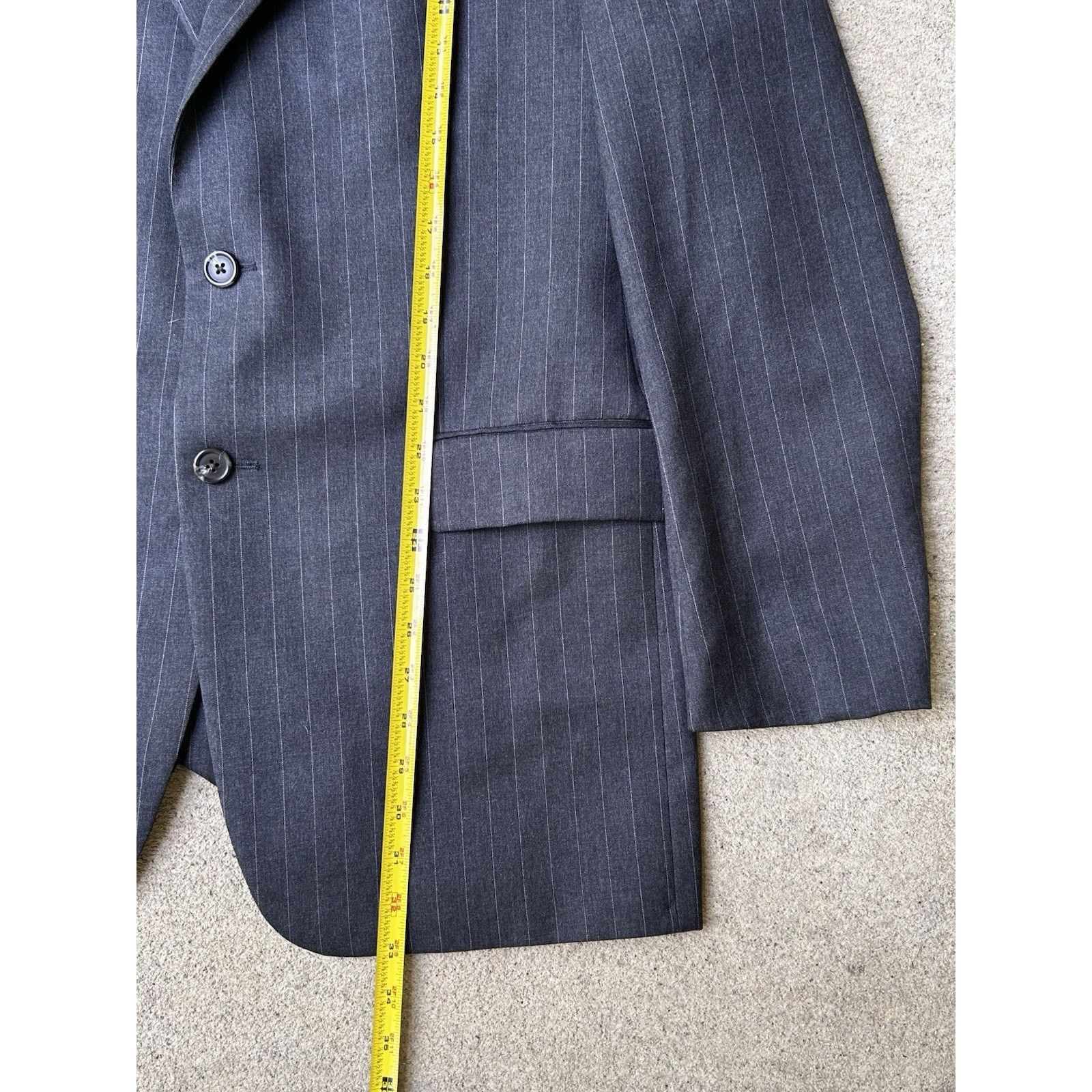 Lauren Ralph Lauren Lauren Ralph Lauren Wool Blazer Jacket Men Size 42L Gray VTG Size 42L - 3 Thumbnail