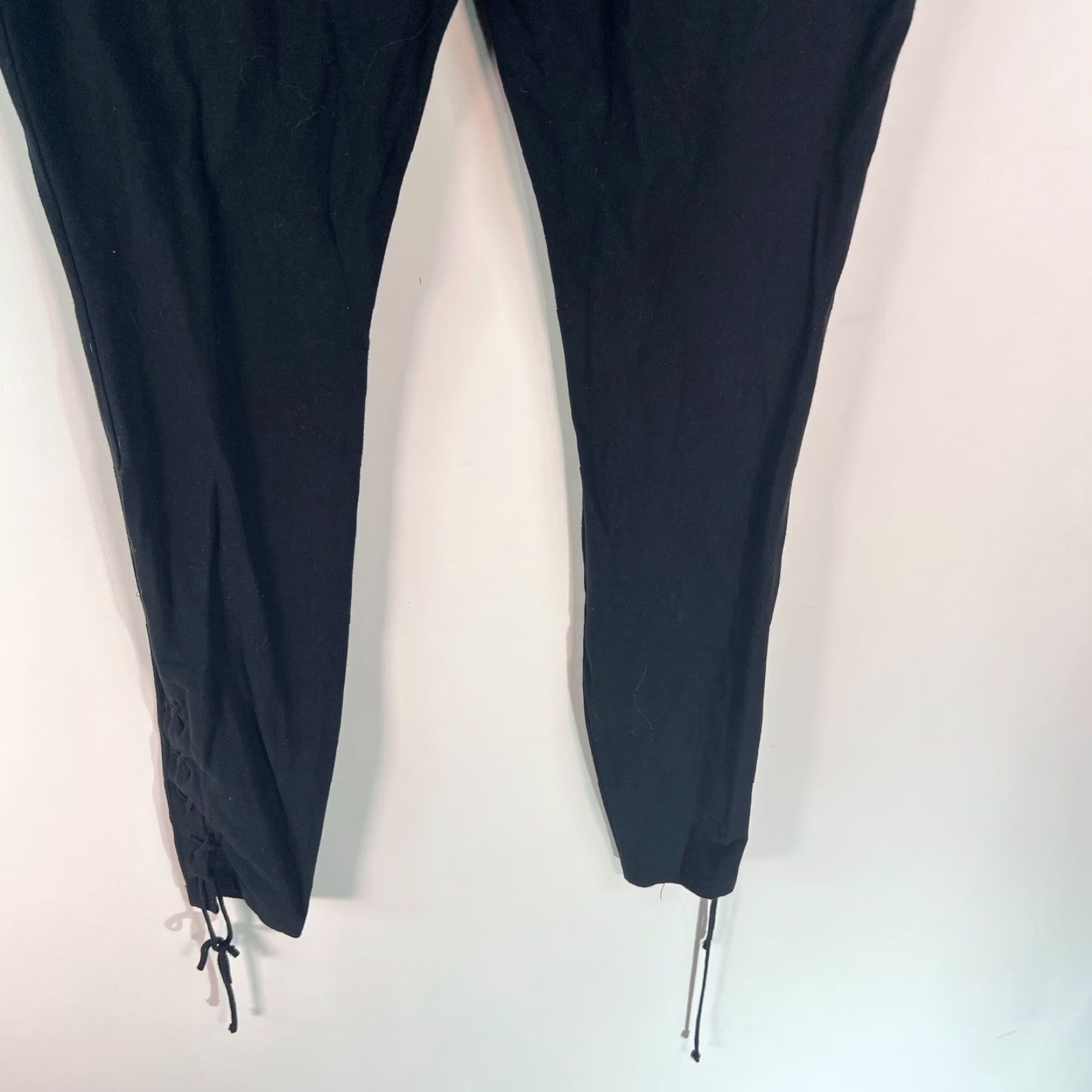 Mossimo Mossimo Womens Skinny Leg Pull On Activewear Black Leggings Size L Size 30" / US 8 / IT 44 - 4 Thumbnail