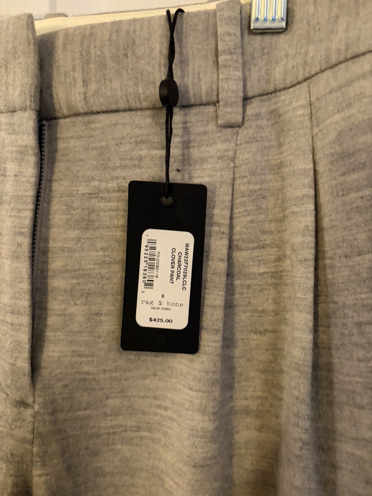 Rag & Bone RAG&BONE CHARCOAL CLOVER PANT, MSRP 425 BRAND NEW Size 25" / US 0 / IT 36 - 2 Thumbnail